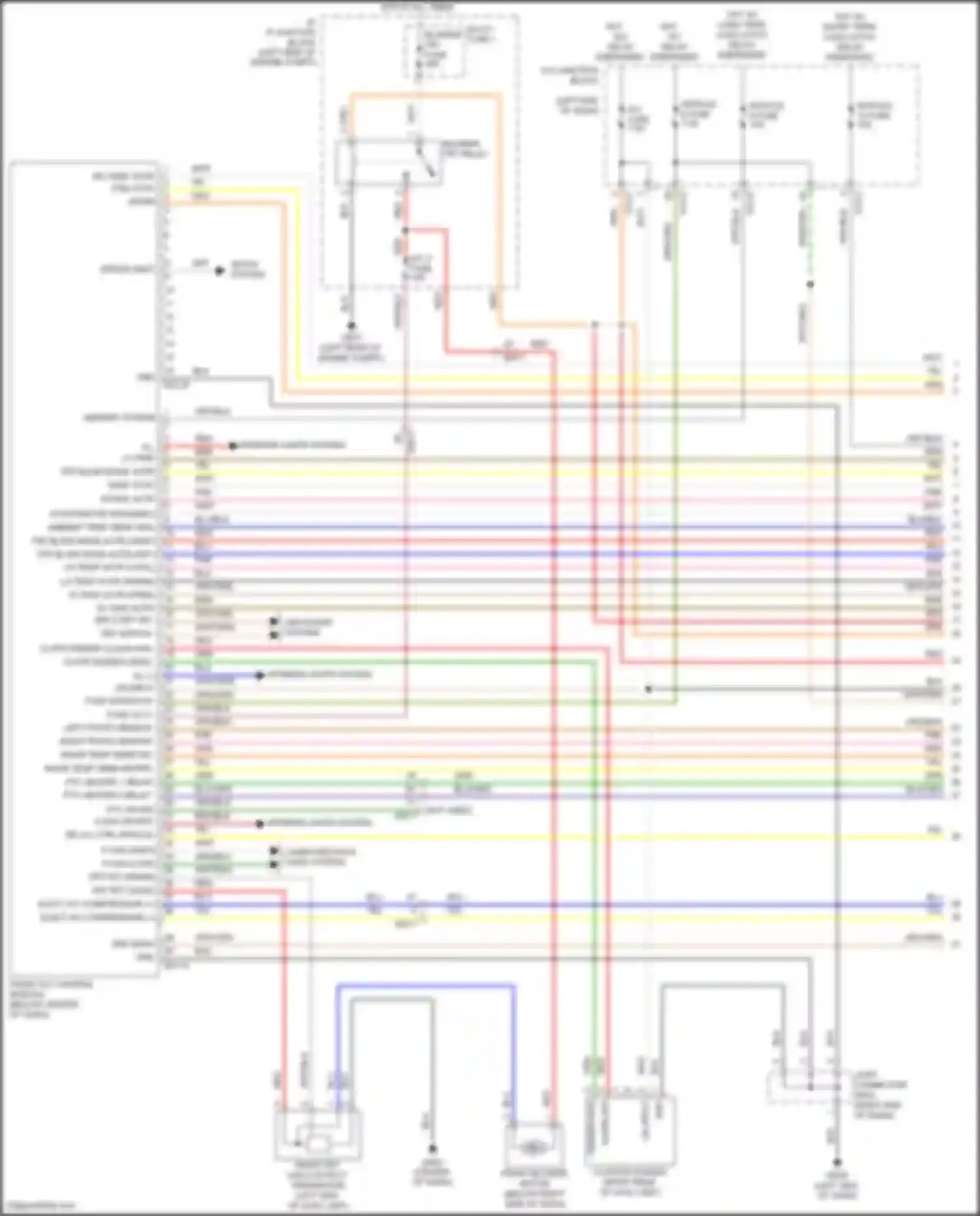 Palisade Hyundai I (2018-2022): Automatic a/c circuit (1 of 4)