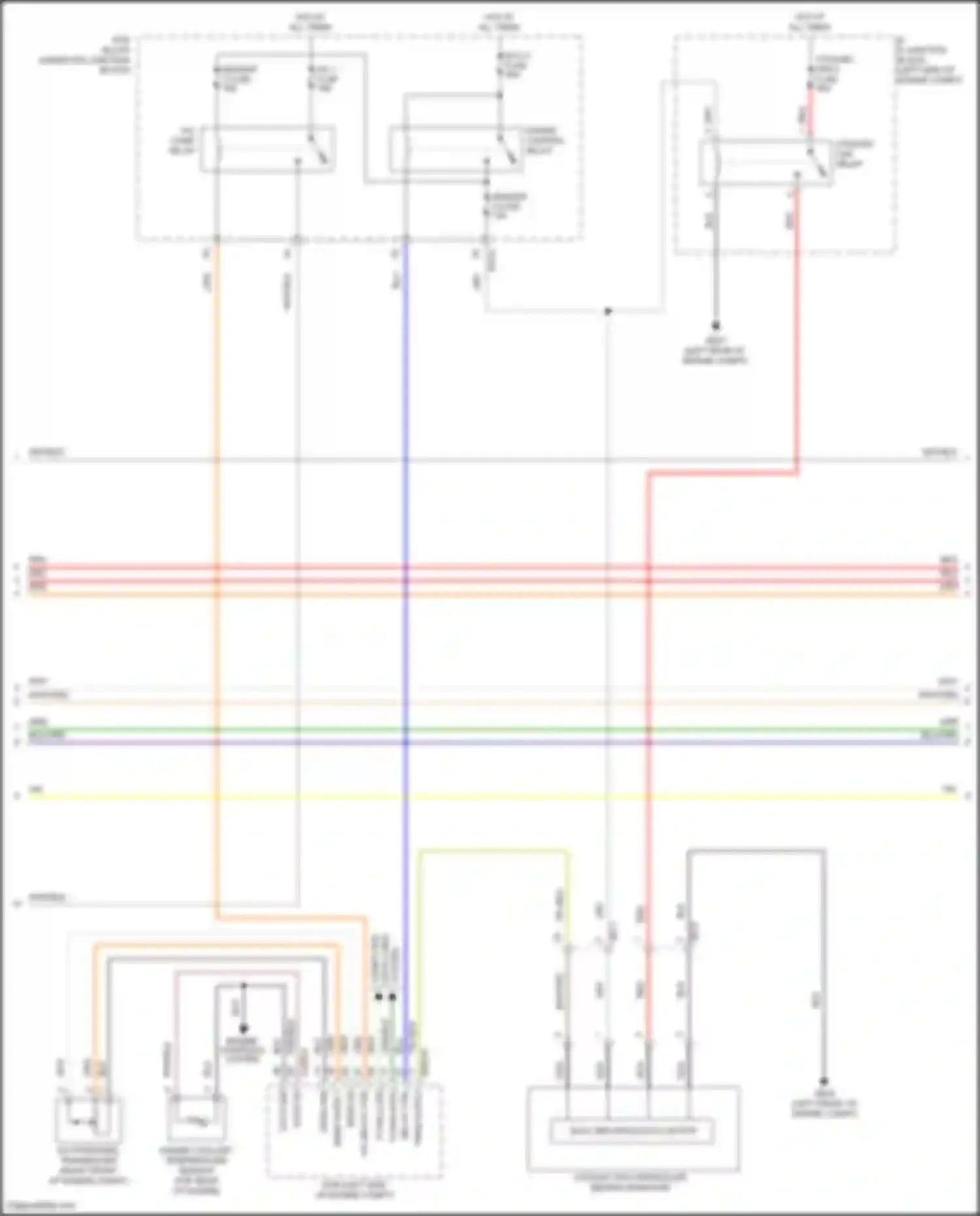 Palisade Hyundai I (2018-2022): Manual a/c circuit (3 of 4)