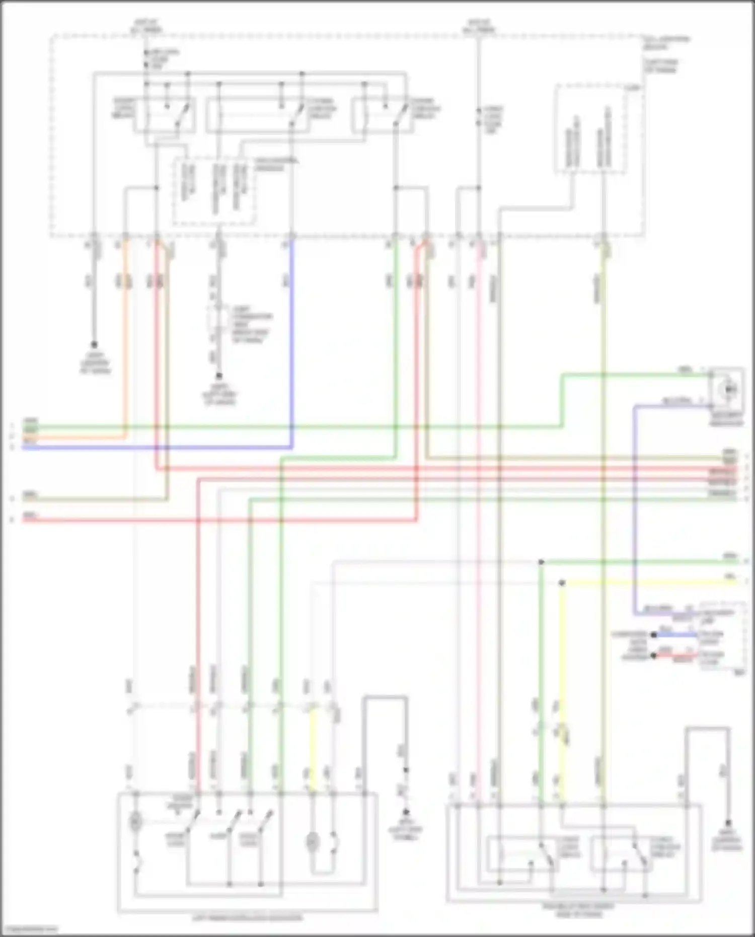 Palisade Hyundai I (2018-2022): Forced entry circuit (2 of 3)