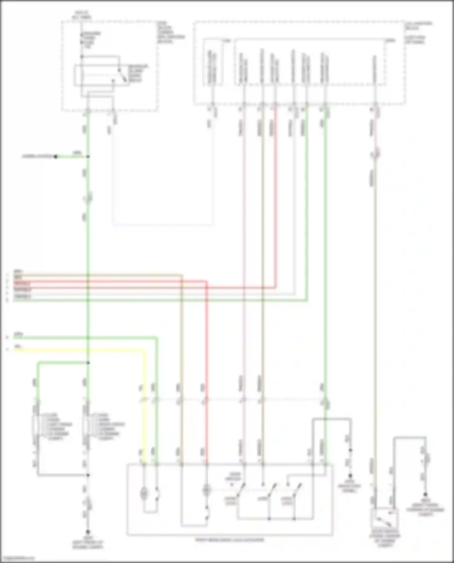 Palisade Hyundai I (2018-2022): Forced entry circuit (3 of 3)