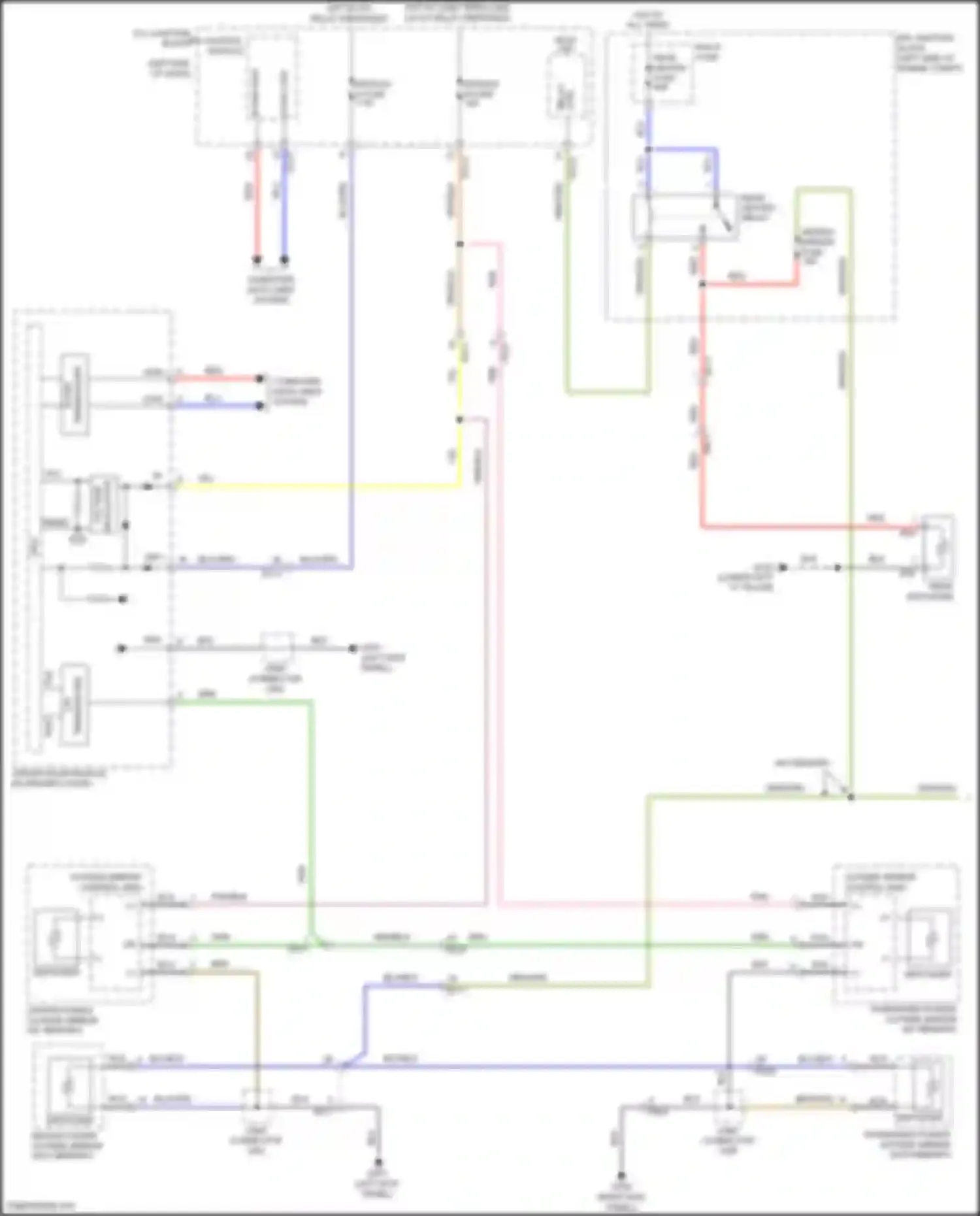Palisade Hyundai I (2018-2022): Defoggers circuit, w/ auto defogger (1 of 2)
