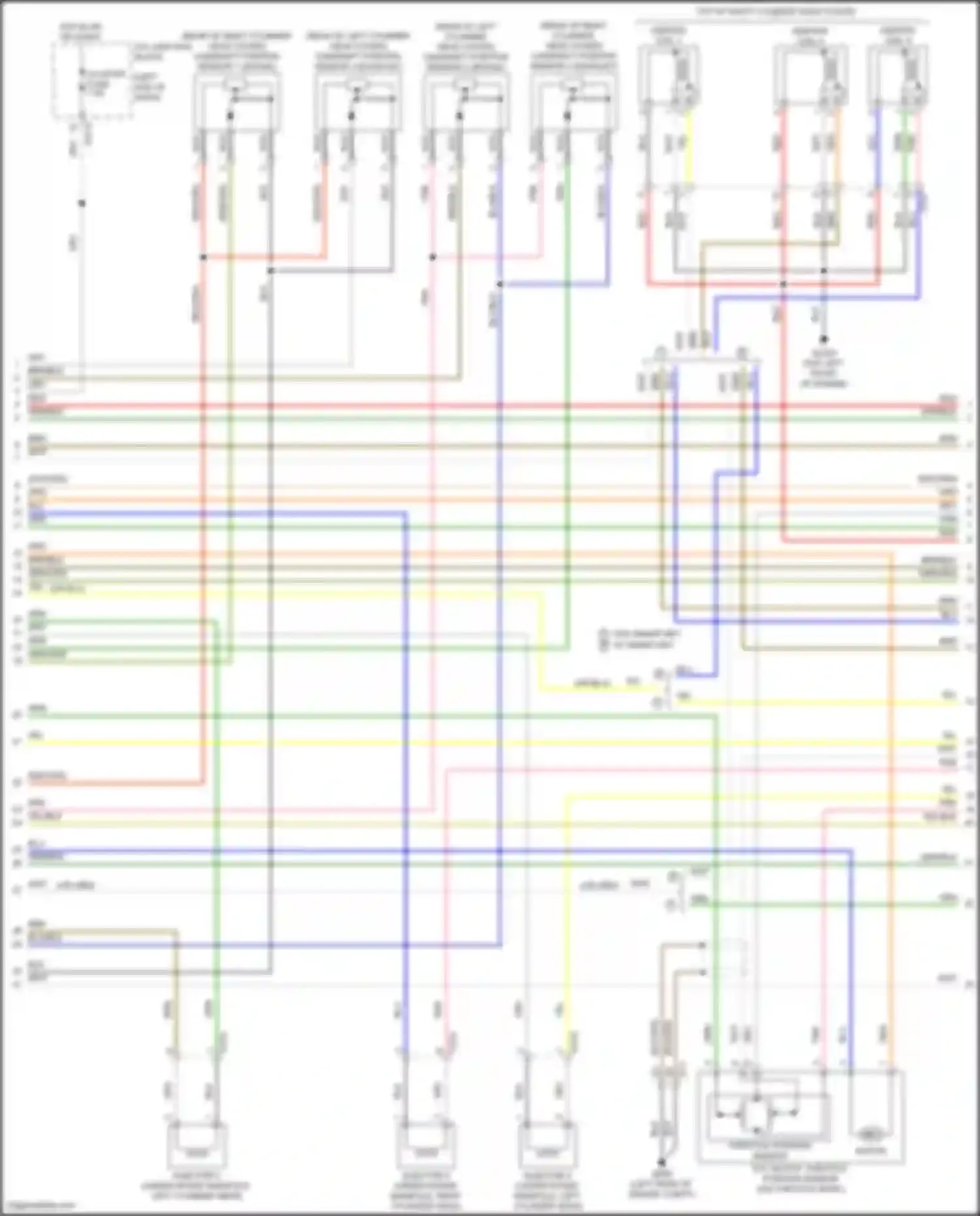 Palisade Hyundai I (2018-2022): Wiring diagram engine performance 3.8l (2 of 7)