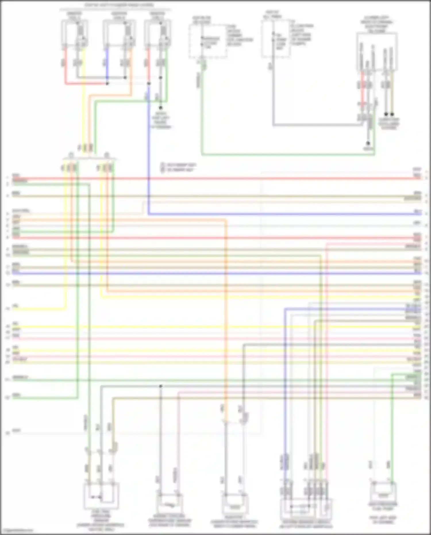 Palisade Hyundai I (2018-2022): Wiring diagram engine performance 3.8l (3 of 7)