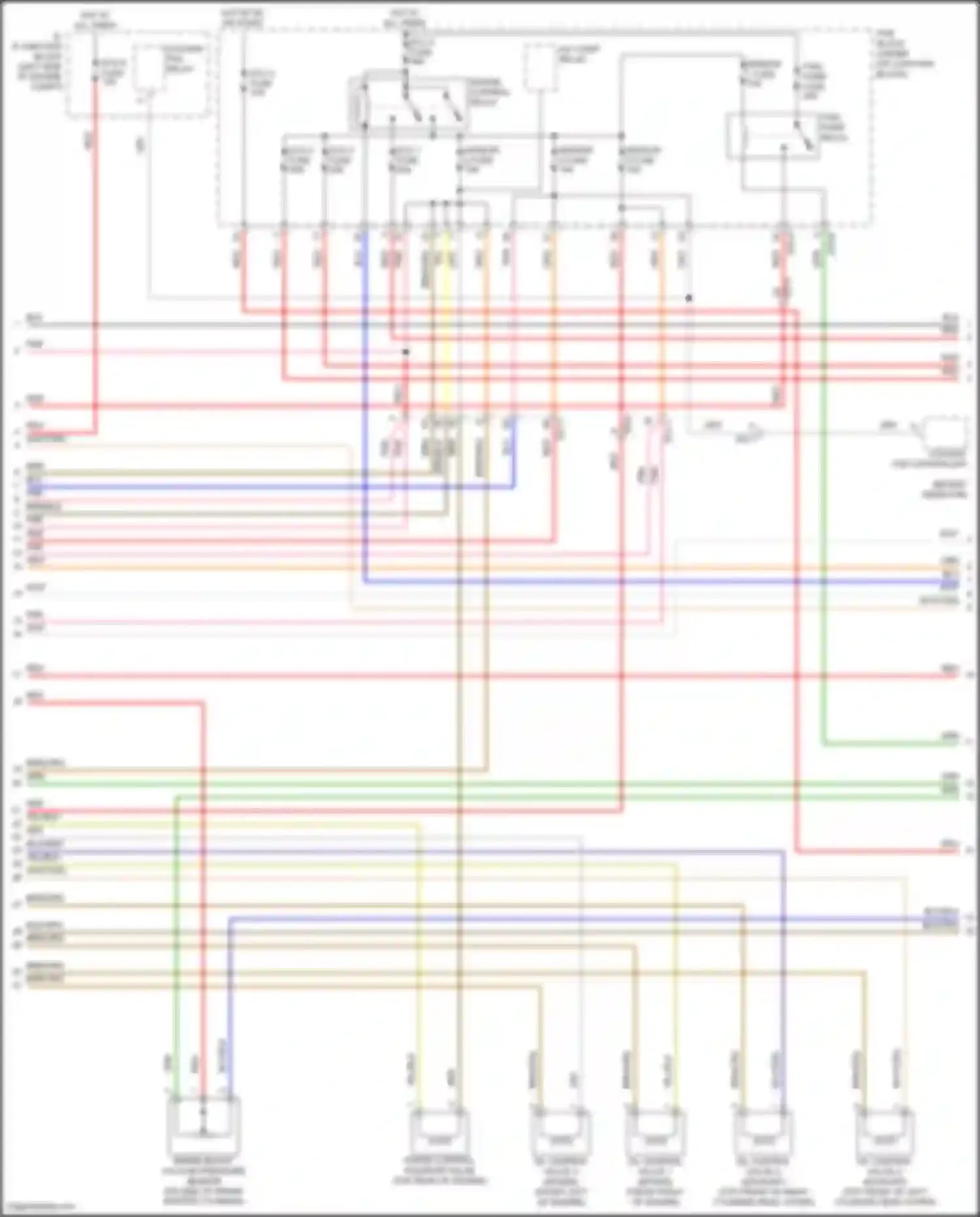 Palisade Hyundai I (2018-2022): Wiring diagram engine performance 3.8l (6 of 7)