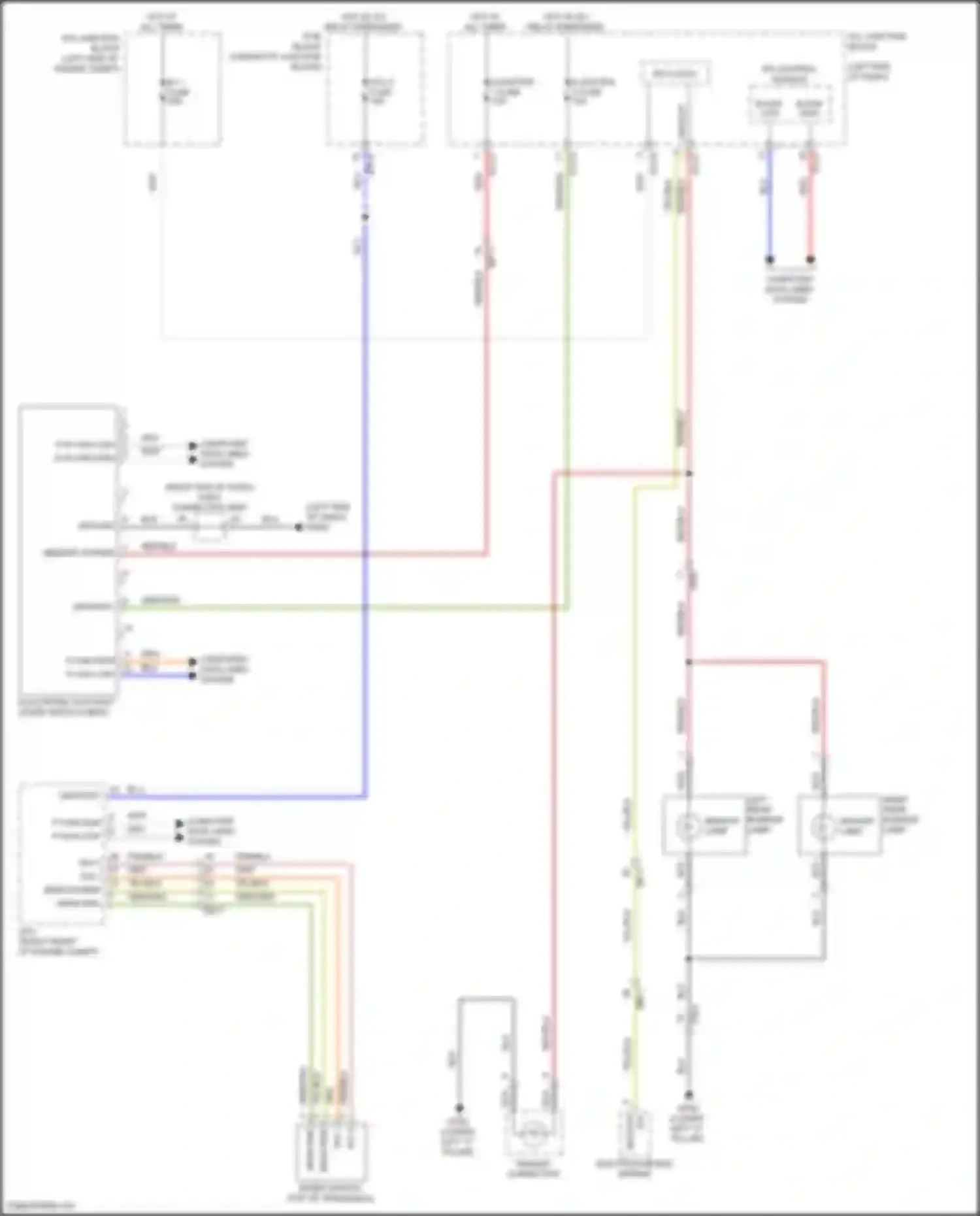Palisade Hyundai I (2018-2022): Backup lamps circuit