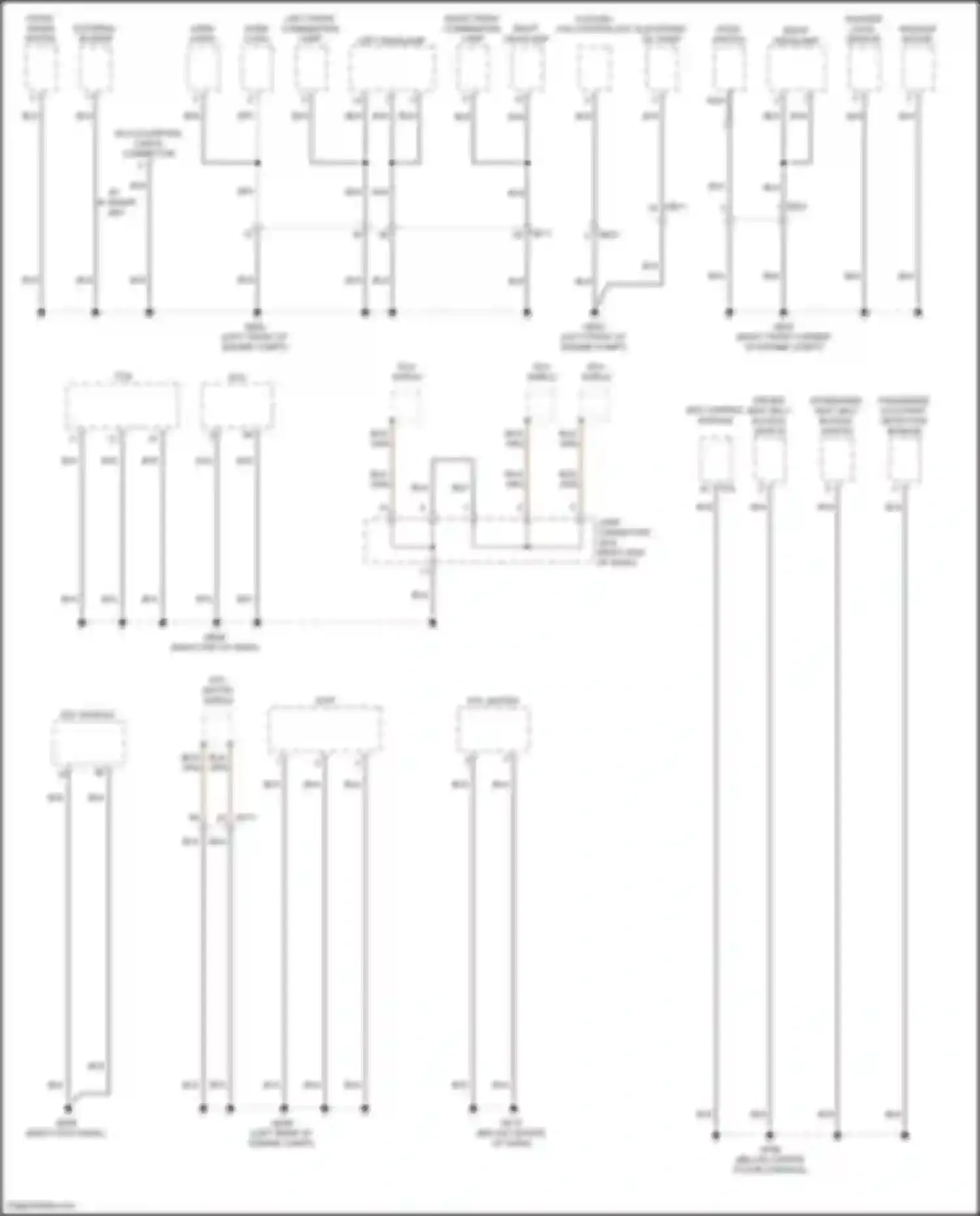 Palisade Hyundai I (2018-2022): Ground distribution circuit (3 of 7)