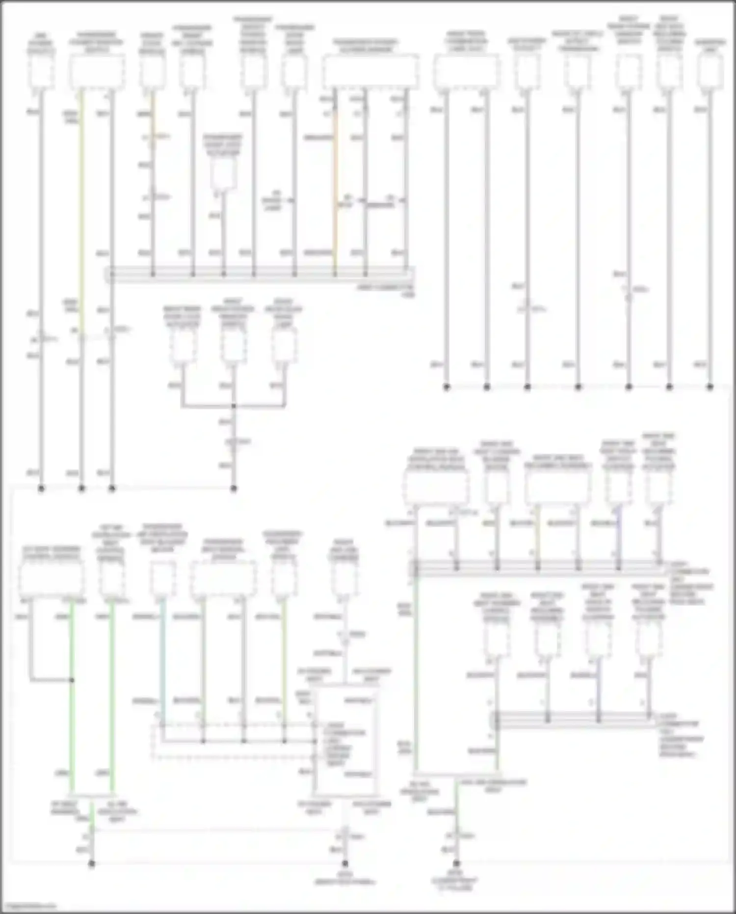 Palisade Hyundai I (2018-2022): Ground distribution circuit (5 of 7)