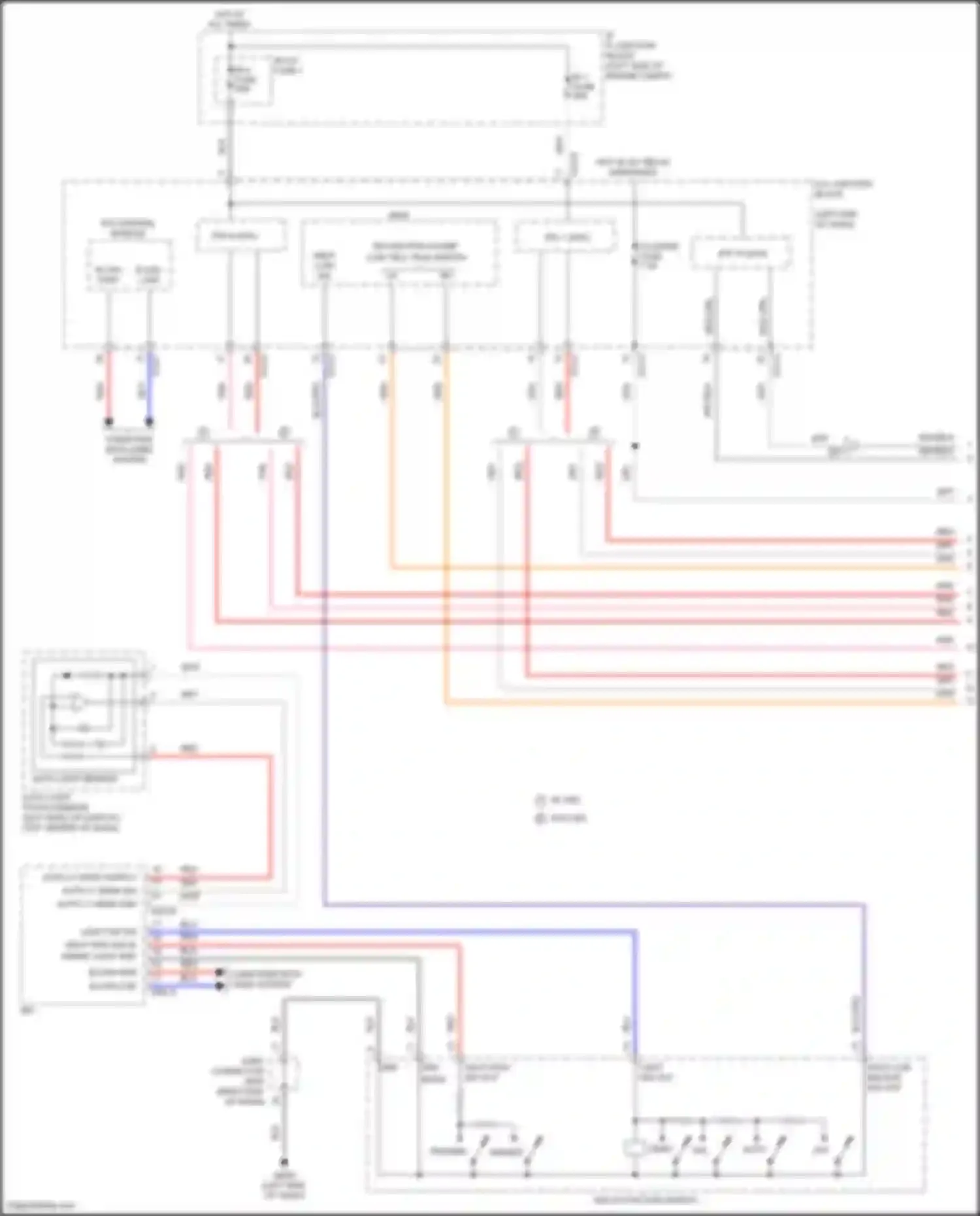 Palisade Hyundai I (2018-2022): Autolamps circuit (1 of 3)