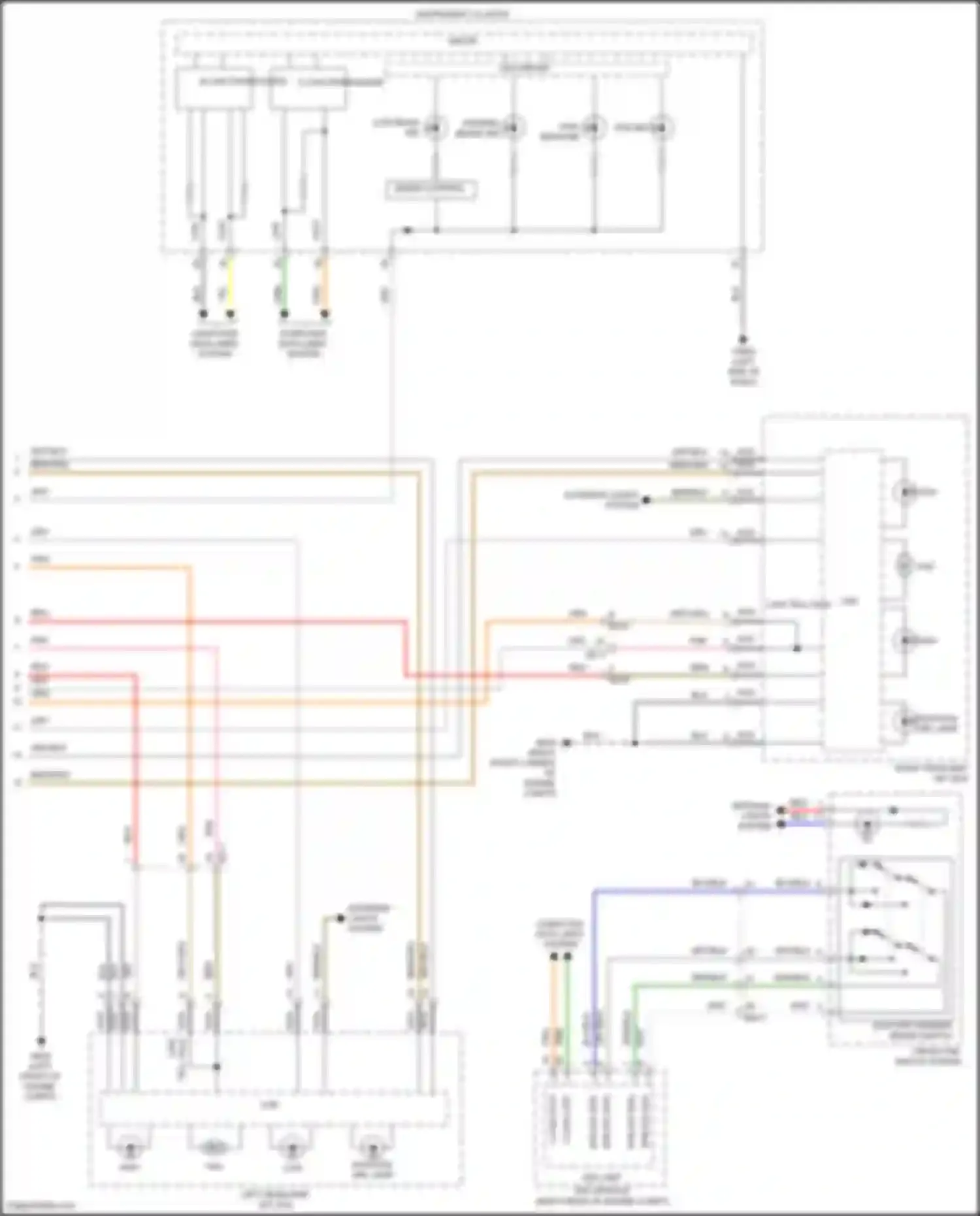 Palisade Hyundai I (2018-2022): Autolamps circuit (3 of 3)