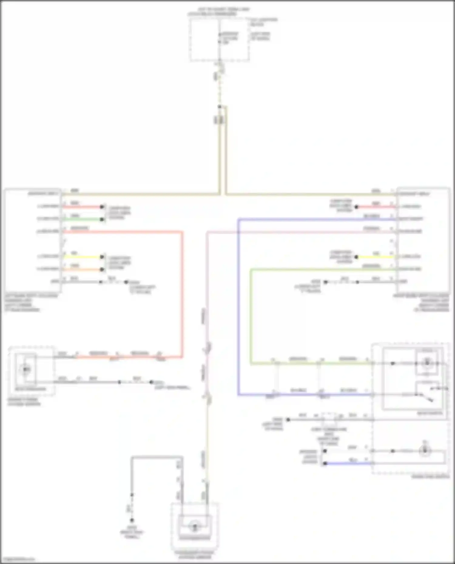 Palisade Hyundai I (2018-2022): Blind spot information system circuit