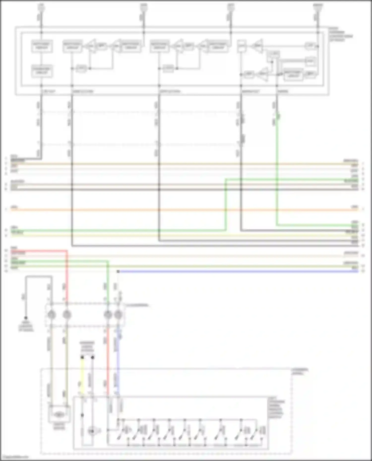 Palisade Hyundai I (2018-2022): Navigation circuit, w/ amplifier (2 of 5)