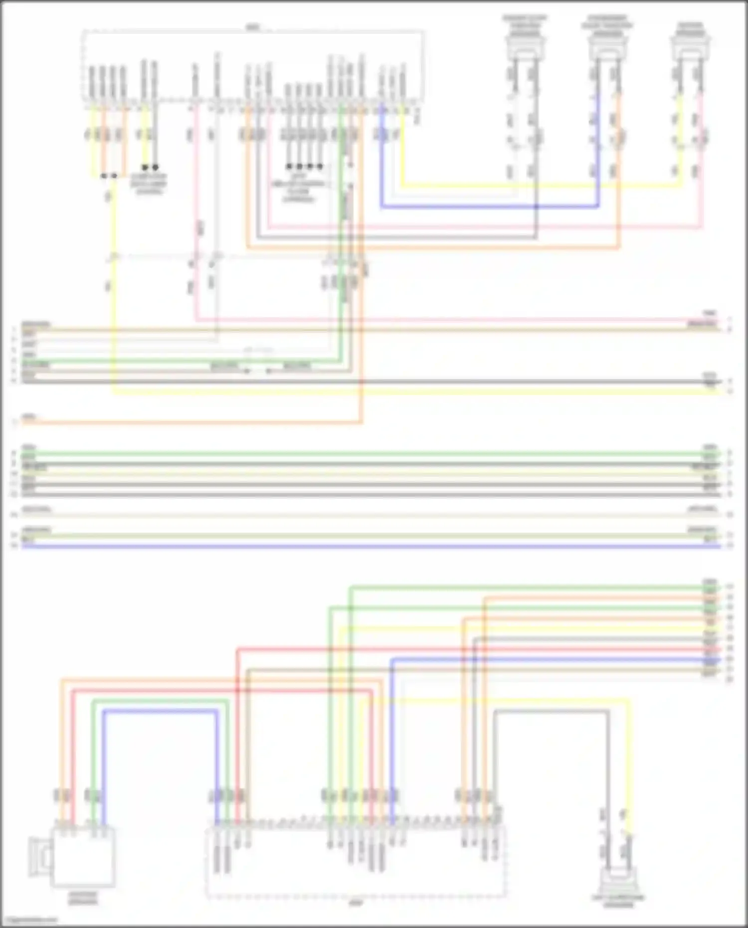 Palisade Hyundai I (2018-2022): Navigation circuit, w/ amplifier (3 of 5)