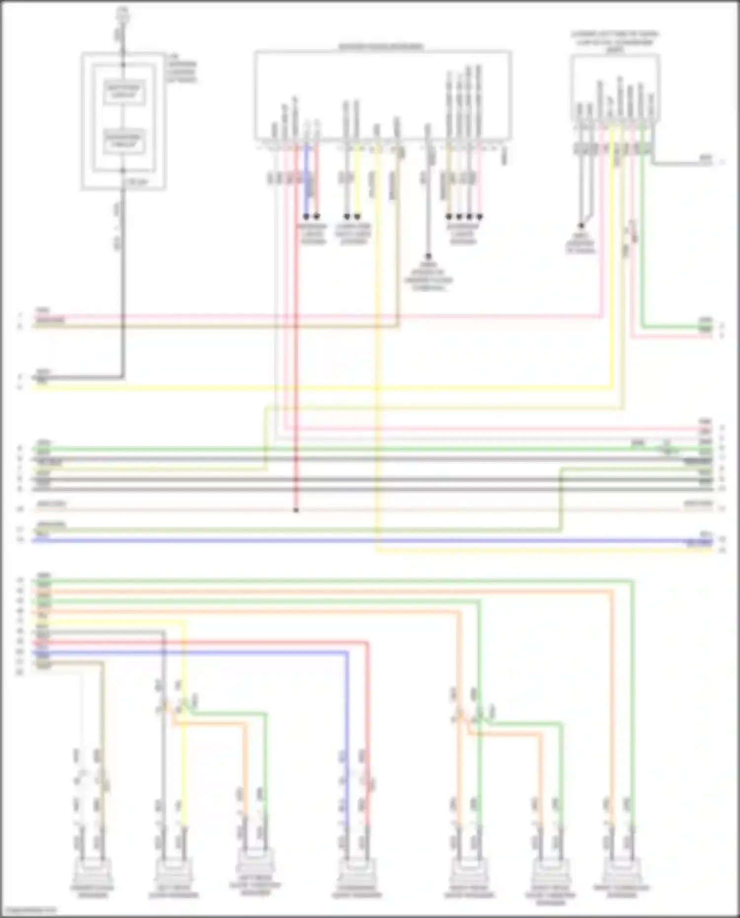 Palisade Hyundai I (2018-2022): Navigation circuit, w/ amplifier (4 of 5)