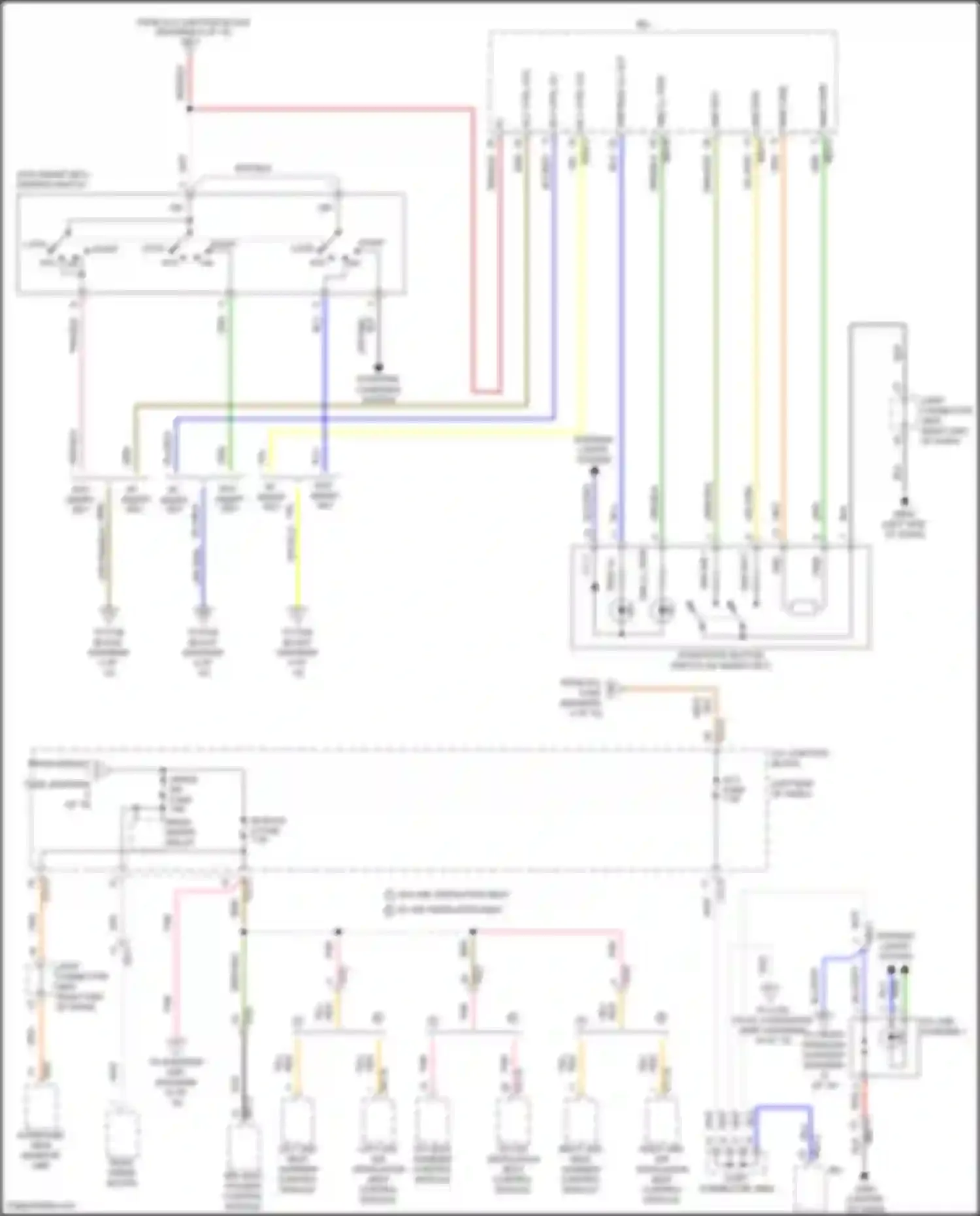 Palisade Hyundai I (2018-2022): Power distribution circuit (4 of 10)