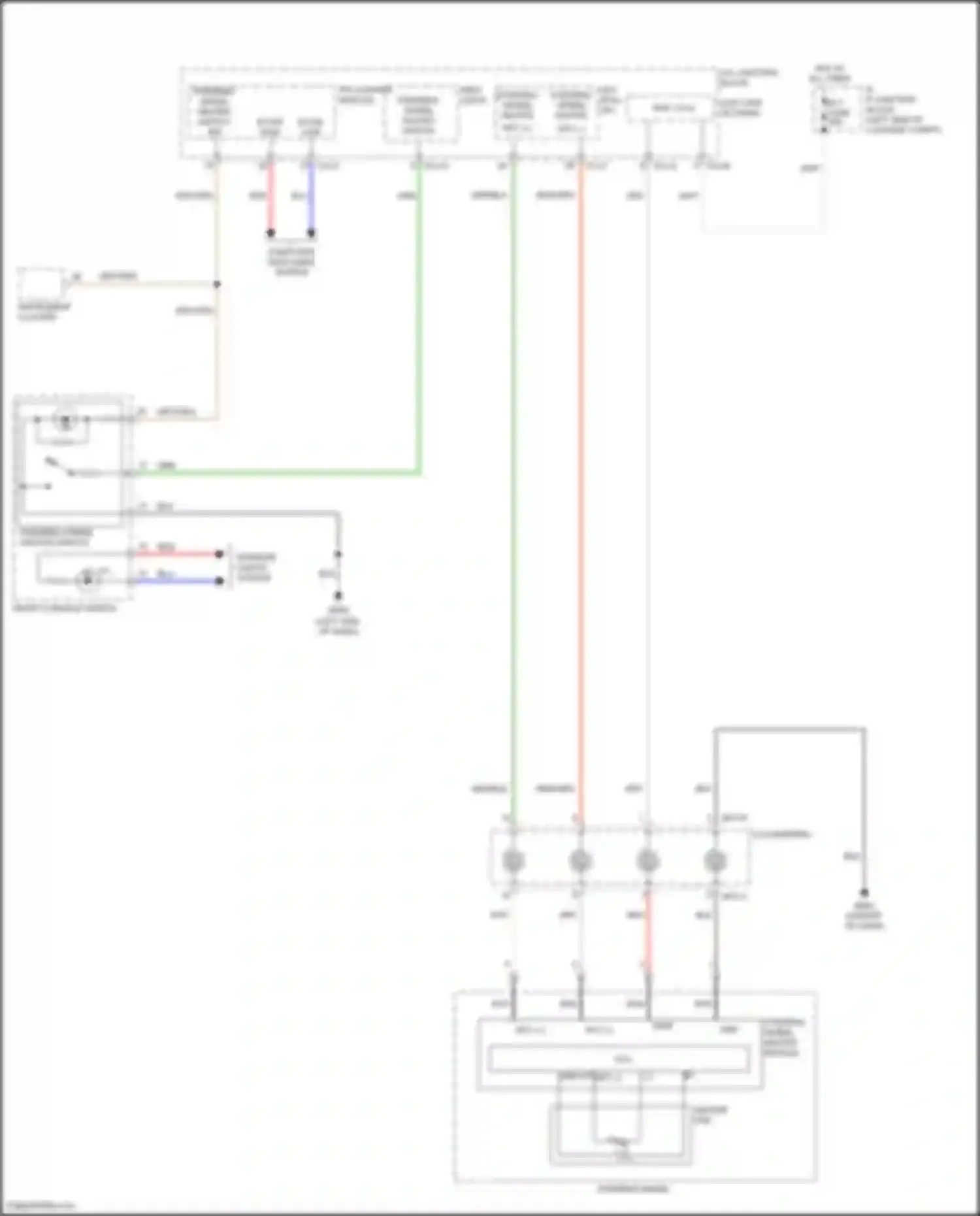 Palisade Hyundai I (2018-2022): Heated steering wheel circuit