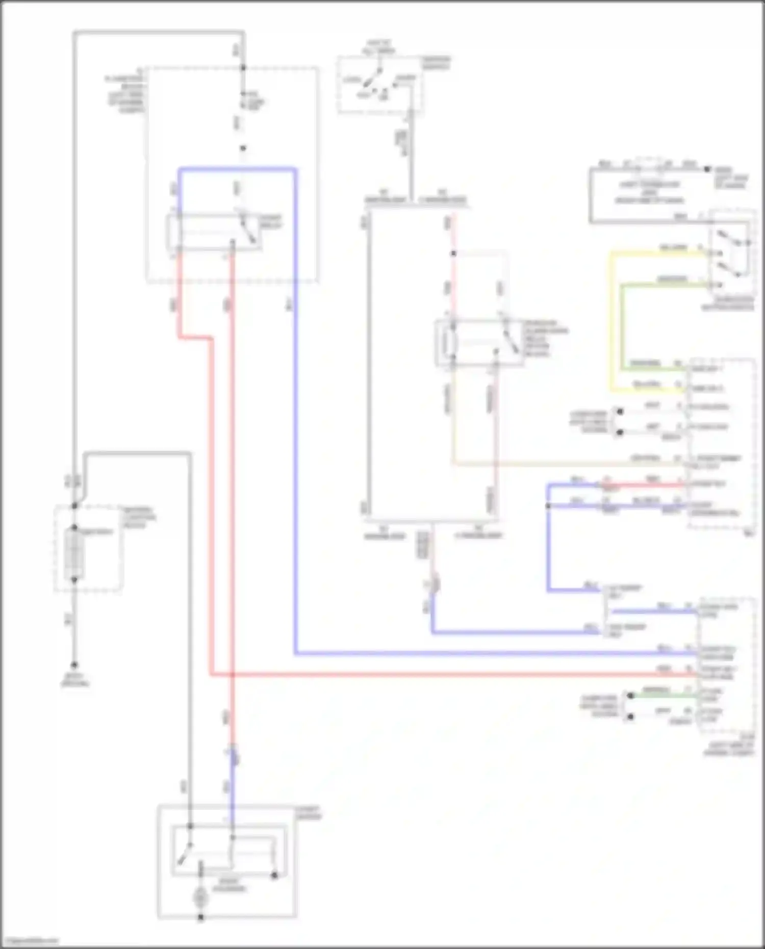 Palisade Hyundai I (2018-2022): Starting circuit
