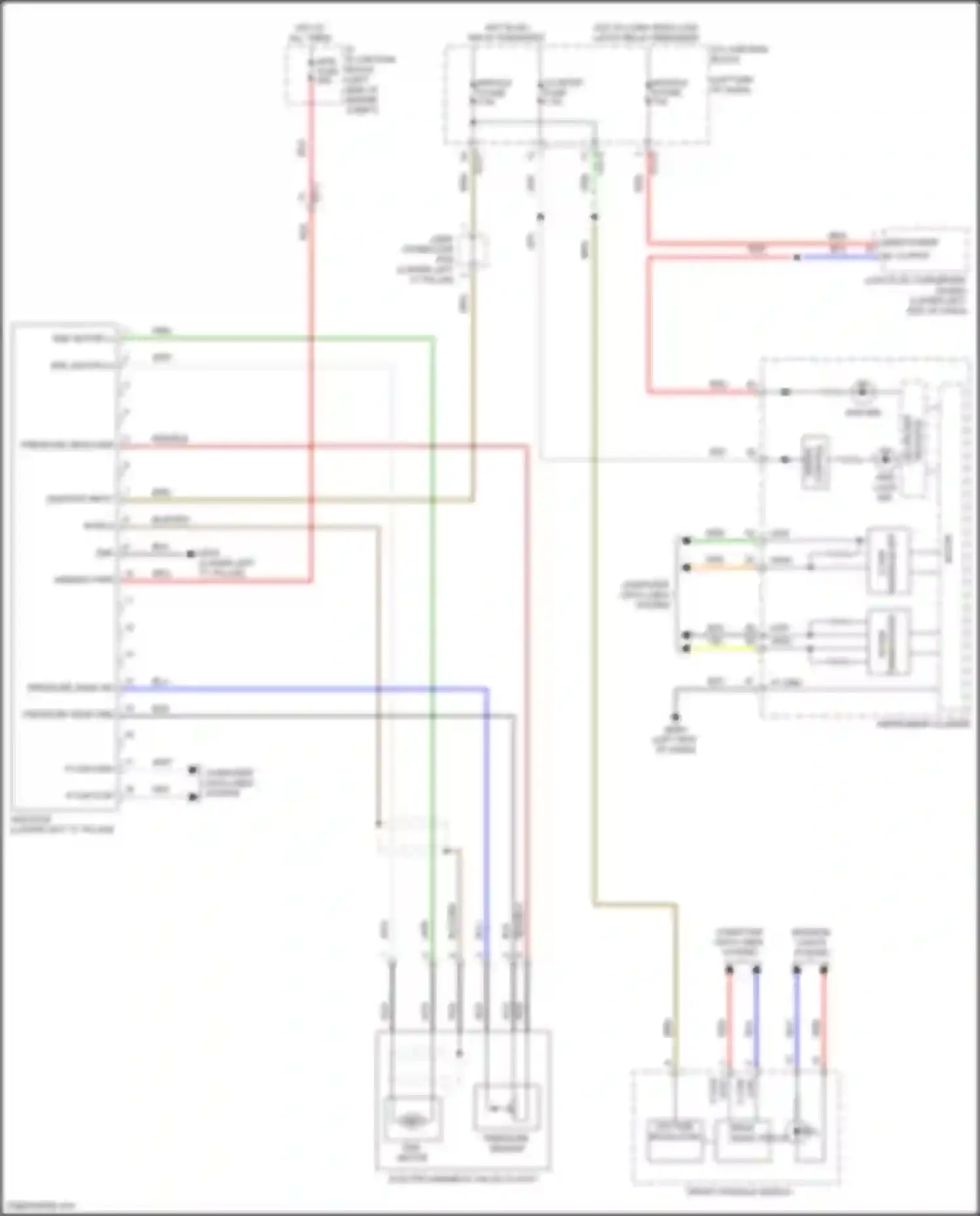 Palisade Hyundai I (2018-2022): Transfer case circuit