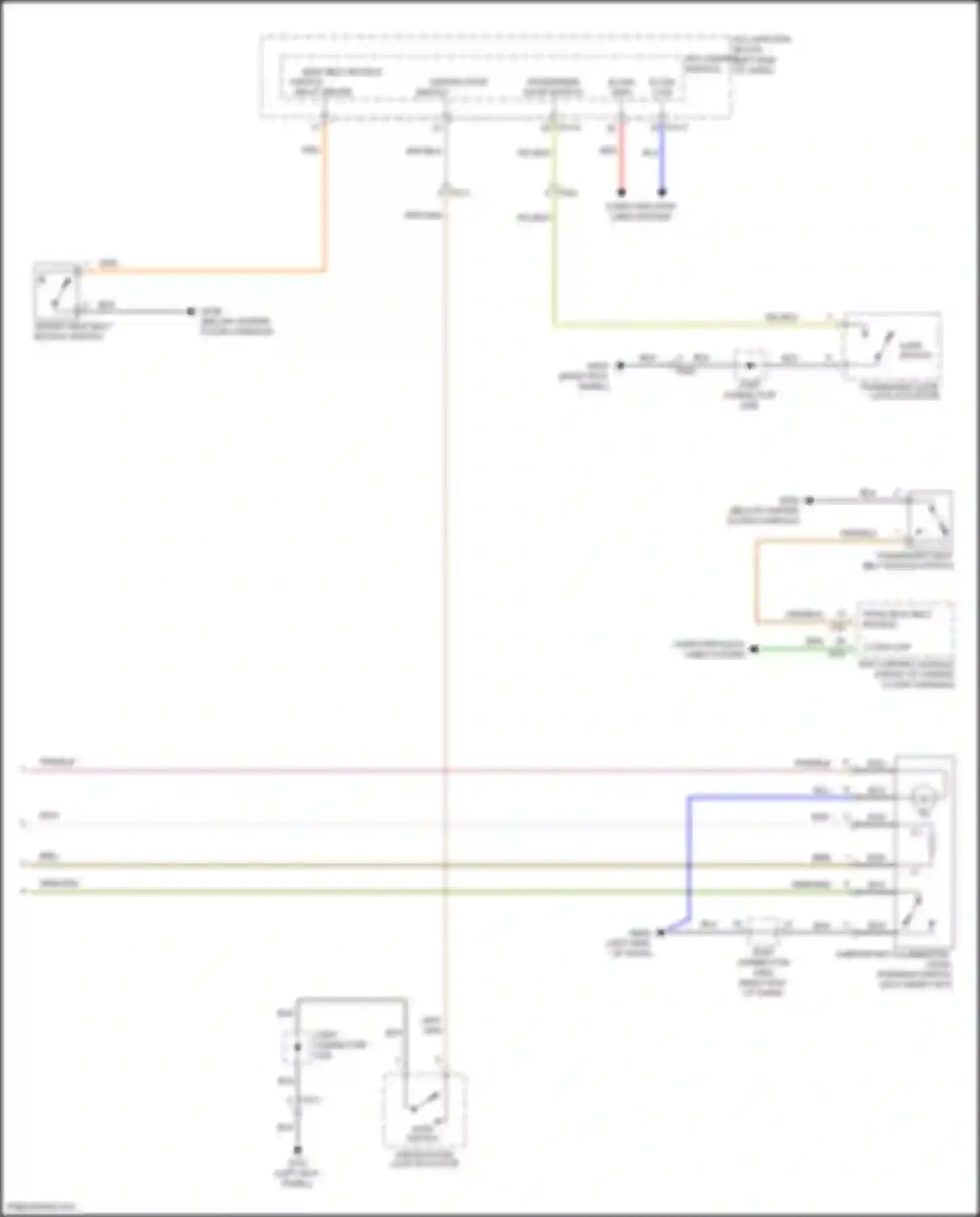 Palisade Hyundai I (2018-2022): Chime circuit (2 of 2)