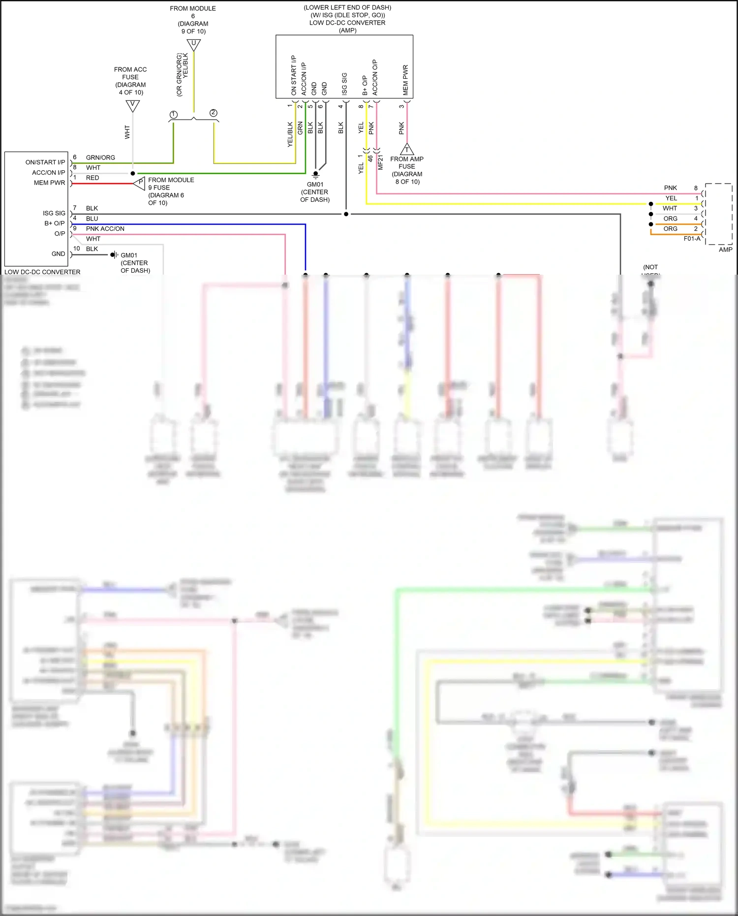 Wiring diagram automatic a/c for Hyundai Palisade I (2018-2022) (6 of 10)