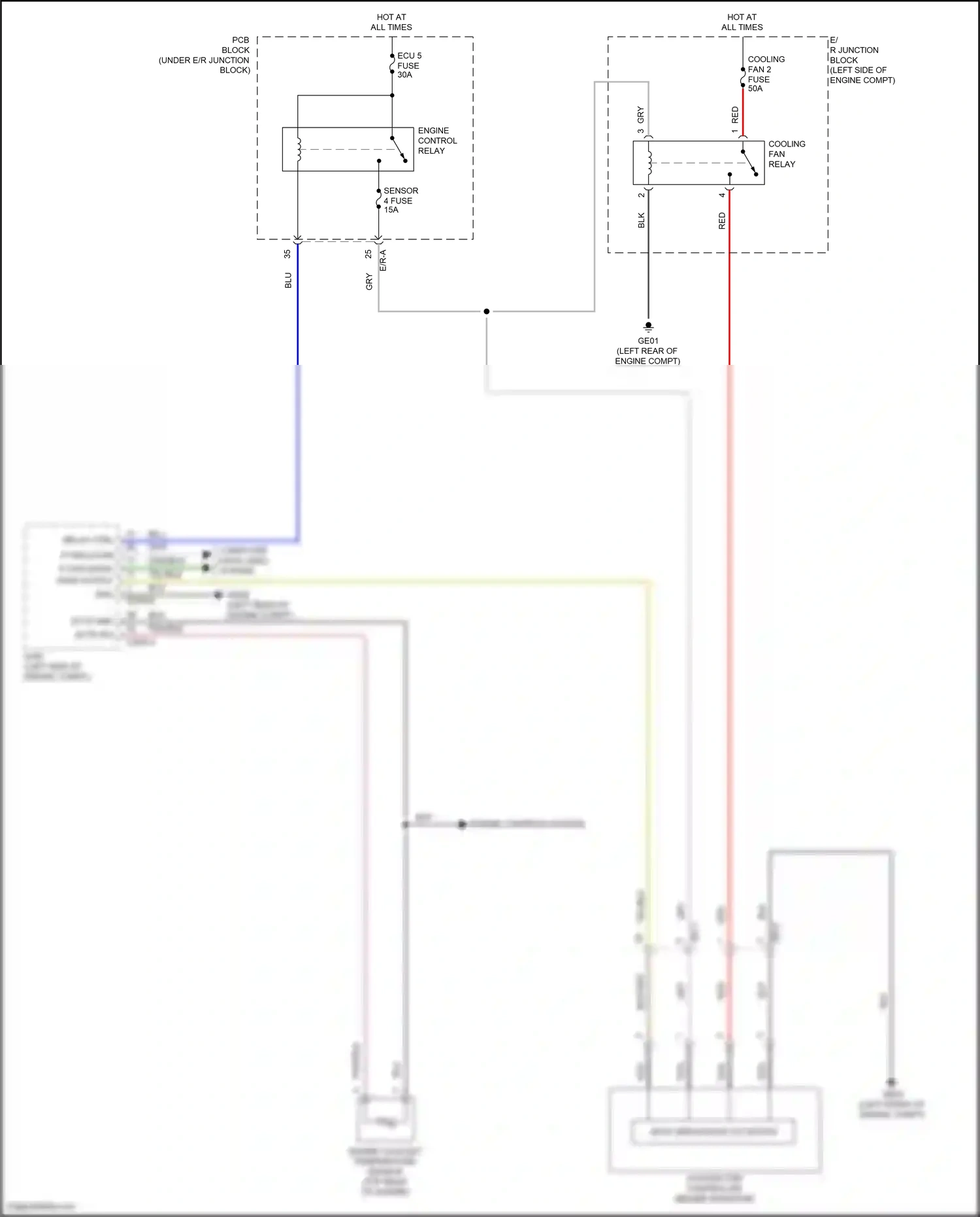 Wiring diagram computer data lines system for Hyundai Palisade I (2018-2022) (12 of 81)