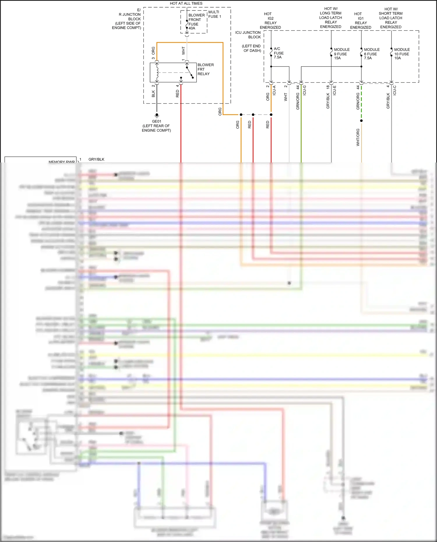 Wiring diagram computer data lines system for Hyundai Palisade I (2018-2022) (56 of 81)