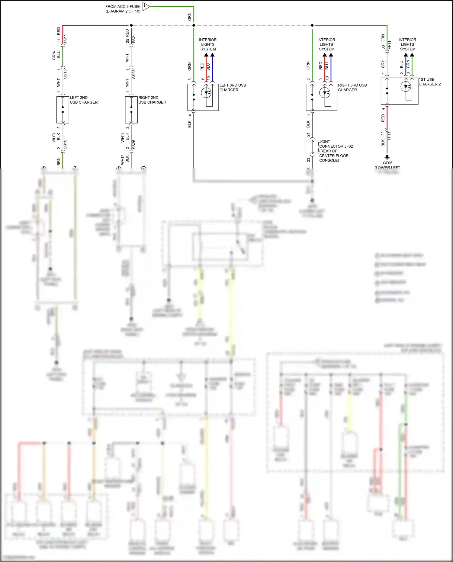 Wiring diagram front a/c control module for Hyundai Palisade I (2018-2022) (8 of 11)