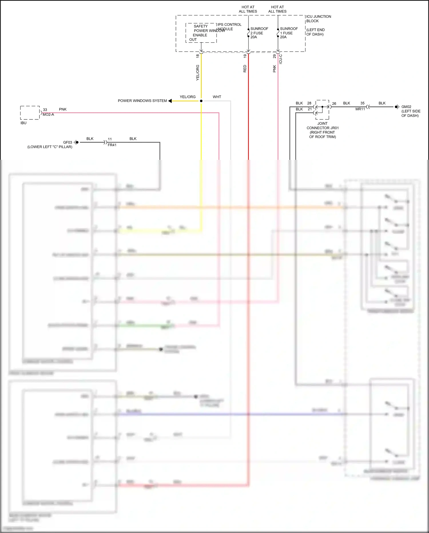 Wiring diagram ips control module for Hyundai Palisade I (2018-2022) (20 of 33)