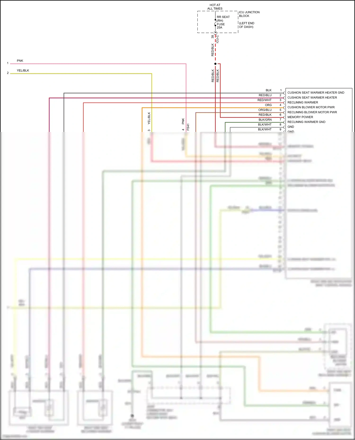 Wiring diagram on input for Hyundai Palisade I (2018-2022) (16 of 16)