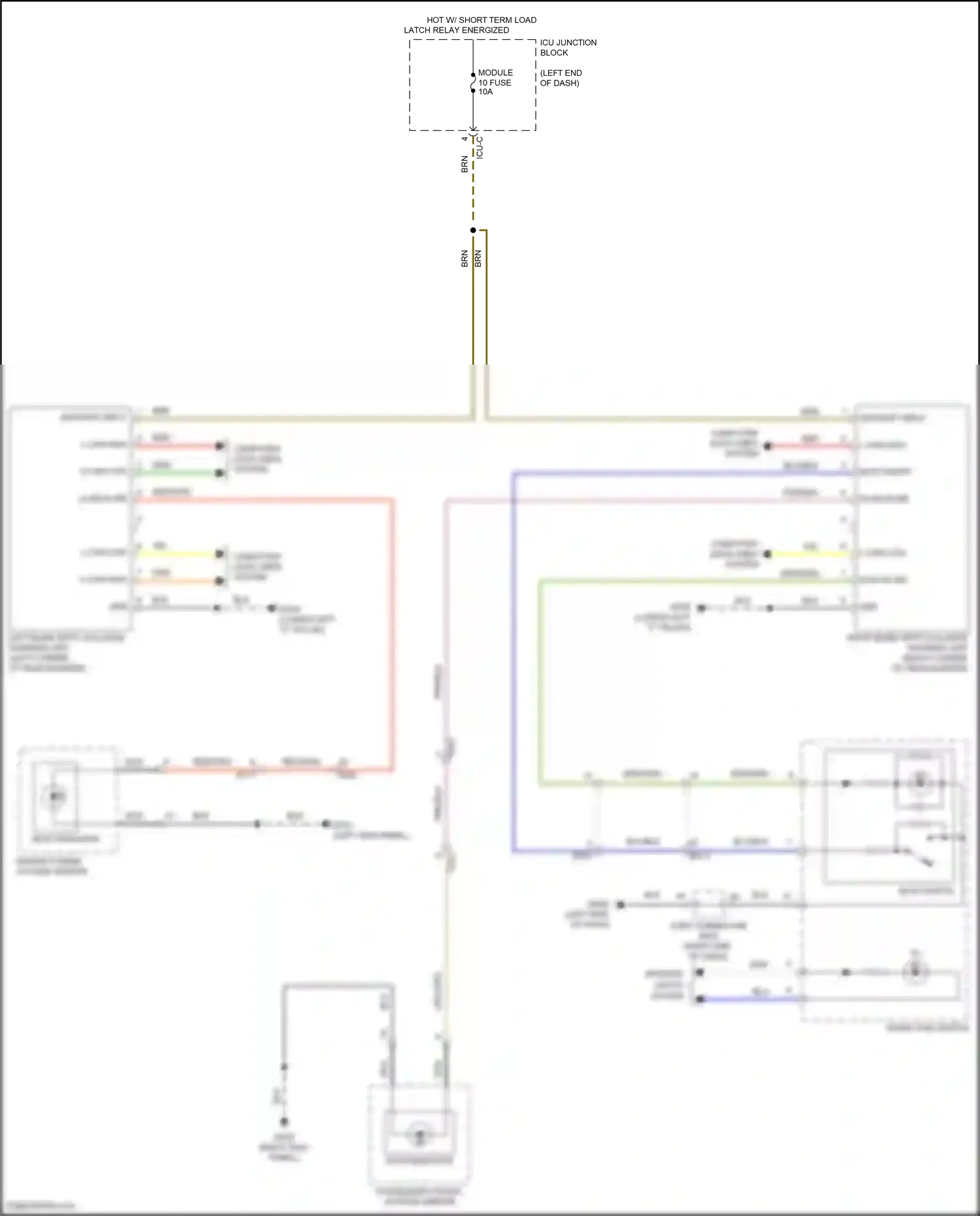 Wiring diagram on/start input for Hyundai Palisade I (2018-2022) (21 of 27)