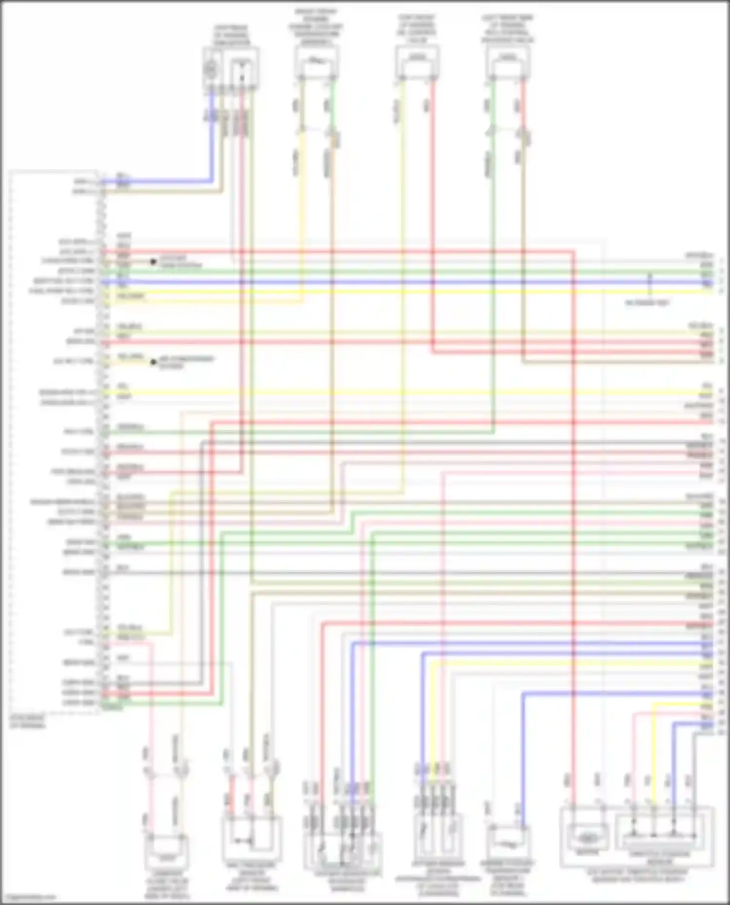 Santa Cruz Hyundai I (2021-2024): Wiring diagram engine performance 2.5l turbo (1 of 6)