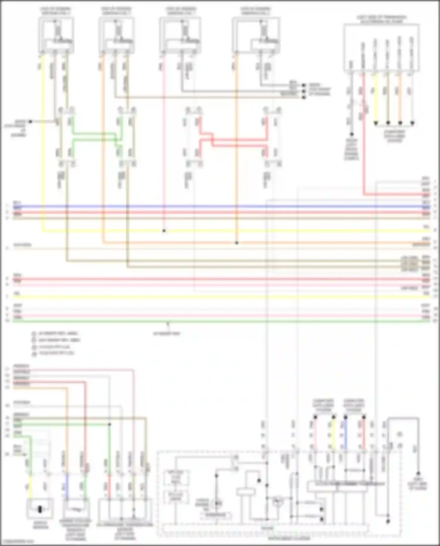 Santa Cruz Hyundai I (2021-2024): Wiring diagram engine performance 2.5l turbo (3 of 6)