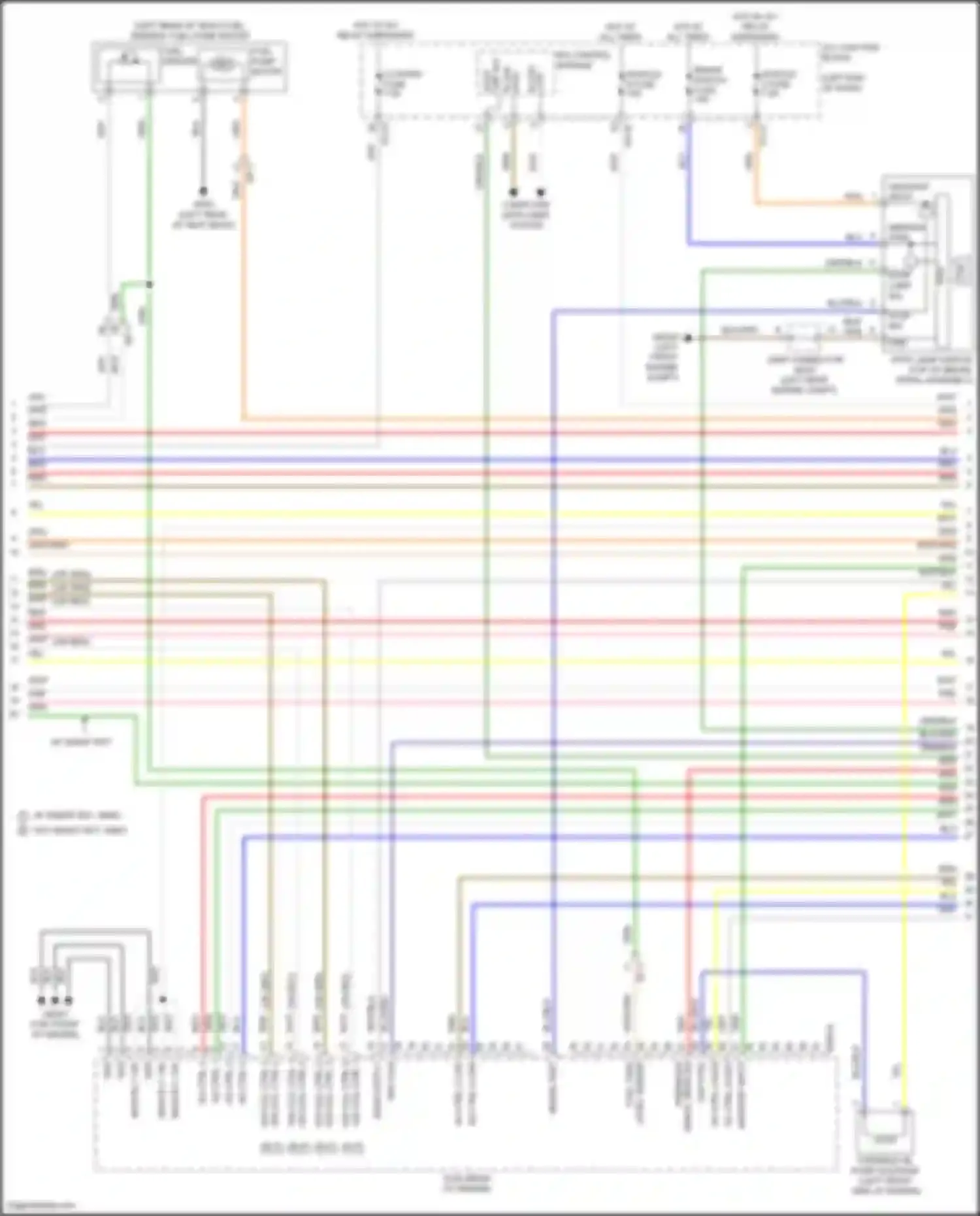 Santa Cruz Hyundai I (2021-2024): Wiring diagram engine performance 2.5l turbo (4 of 6)