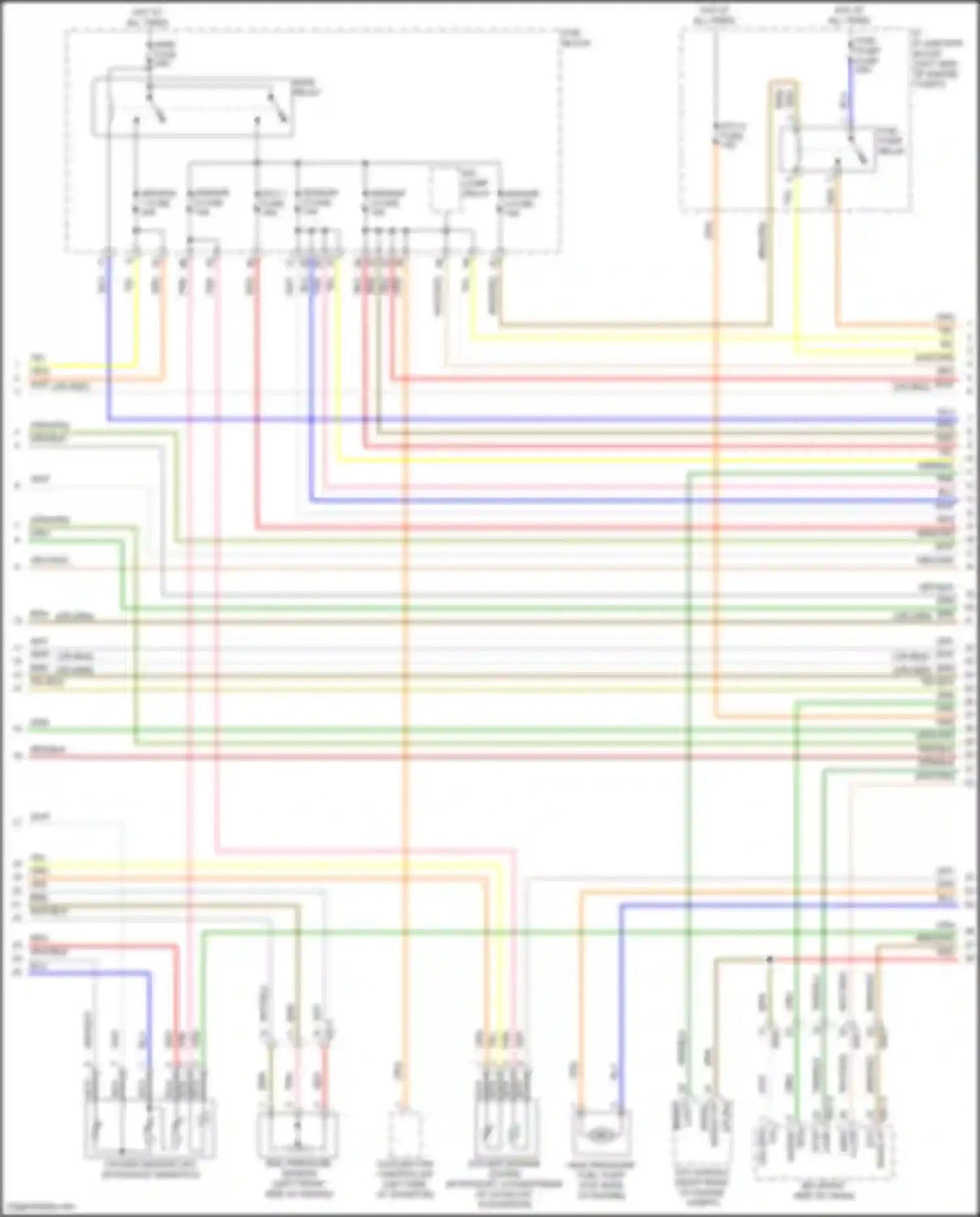 Santa Cruz Hyundai I (2021-2024): Wiring diagram engine performance 2.5l (5 of 8)