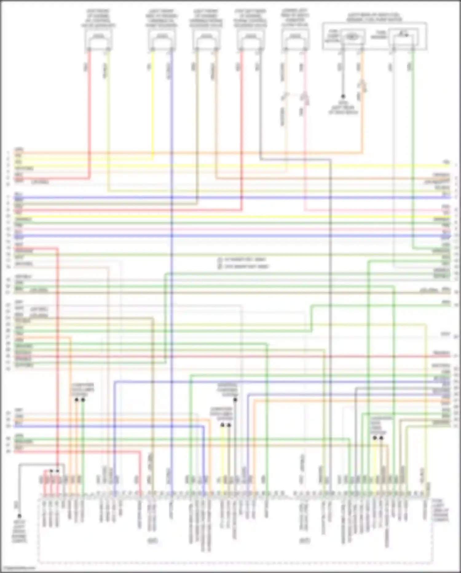 Santa Cruz Hyundai I (2021-2024): Wiring diagram engine performance 2.5l (6 of 8)