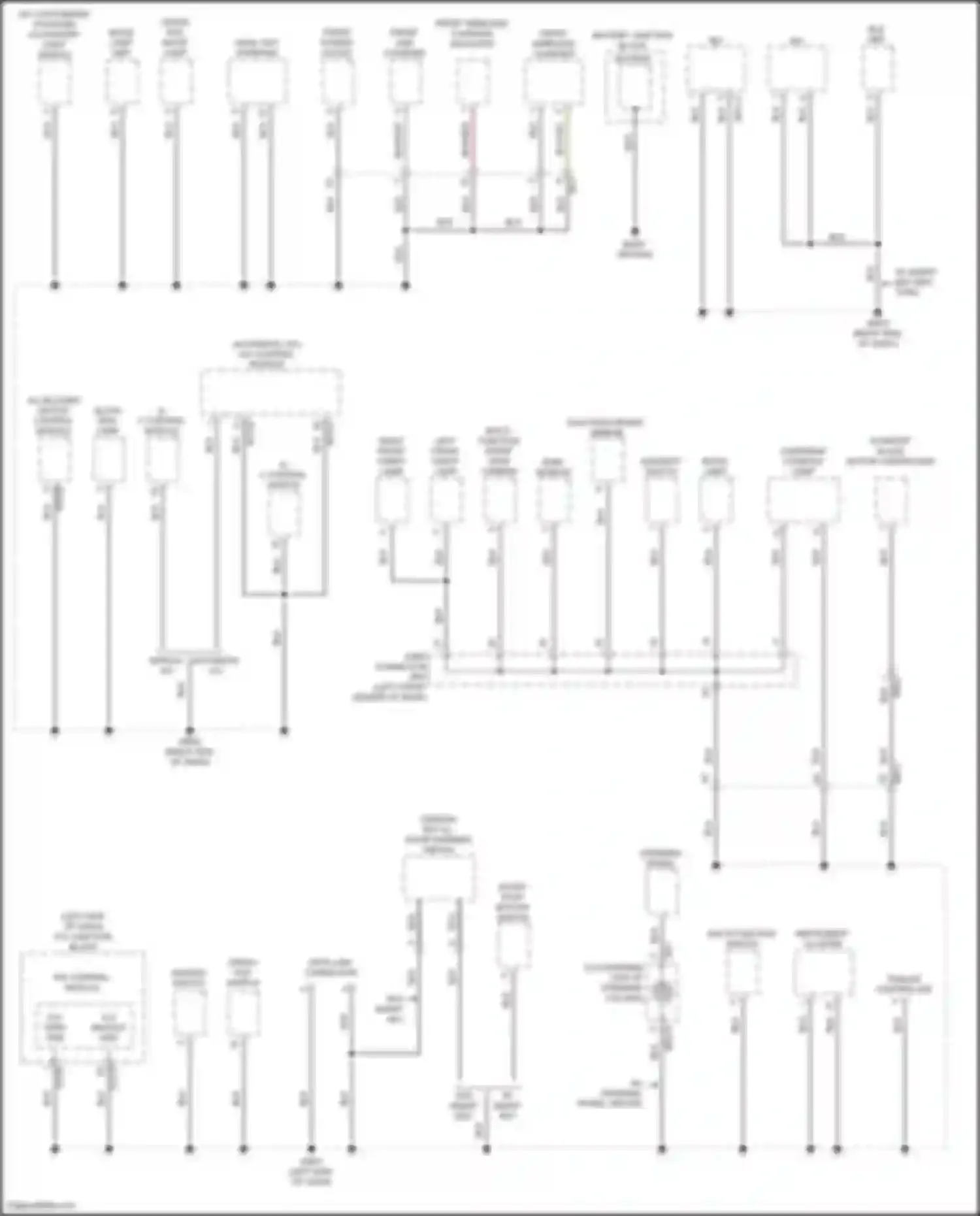 Santa Cruz Hyundai I (2021-2024): Ground distribution circuit (1 of 5)