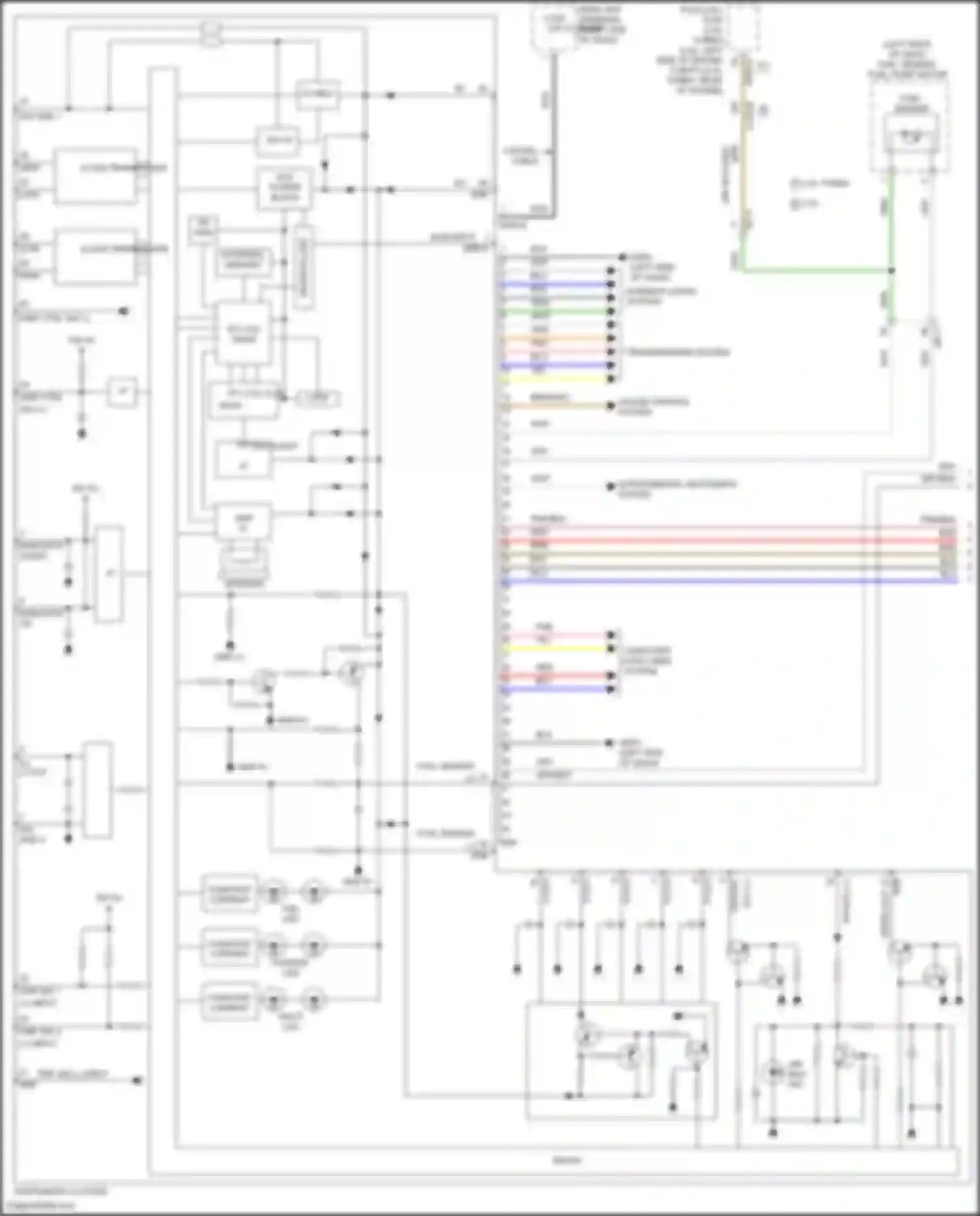Santa Cruz Hyundai I (2021-2024): Instrument cluster circuit, w/ 10.25 inch tft lcd (1 of 3)