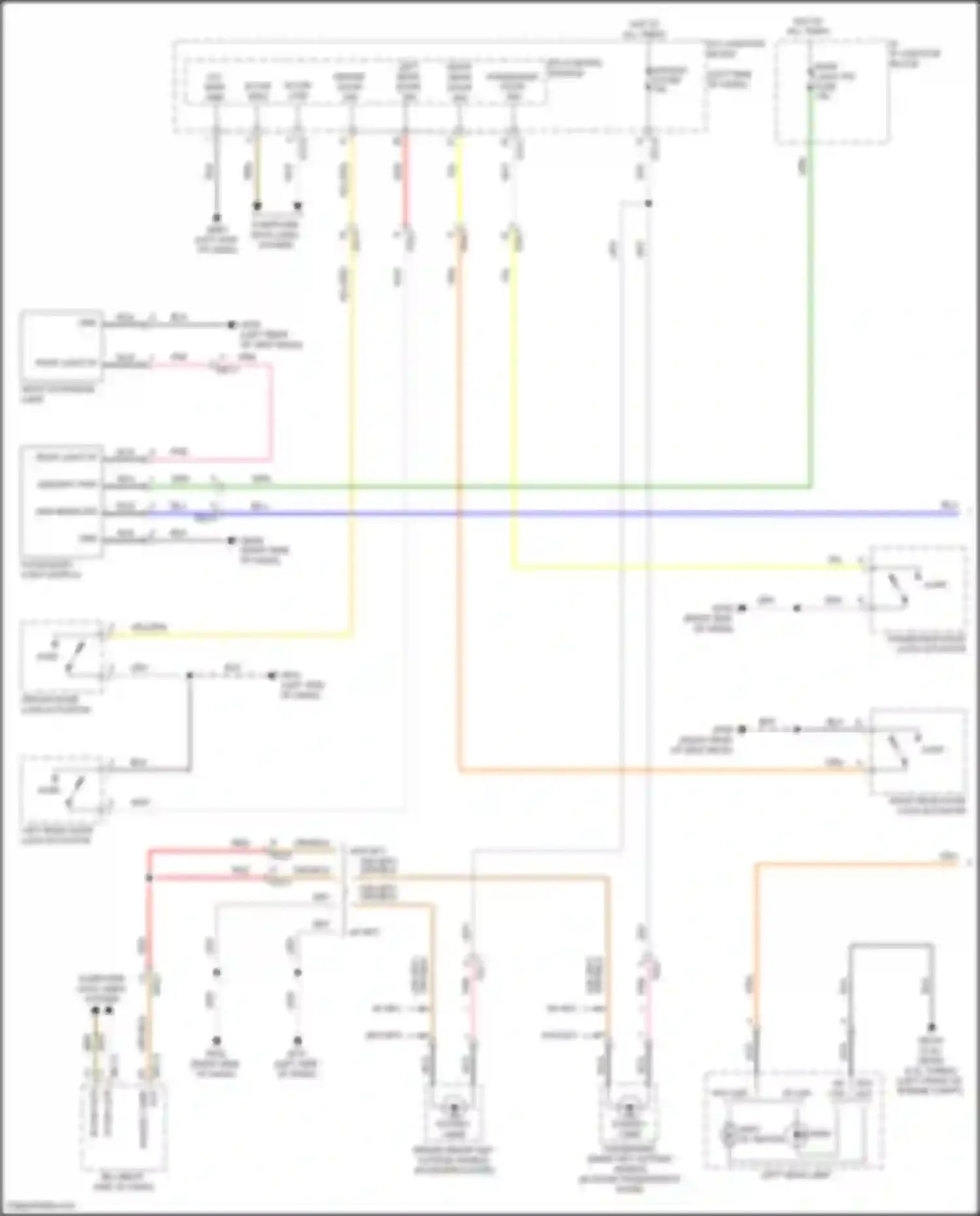 Santa Cruz Hyundai I (2021-2024): Courtesy lamps circuit (1 of 3)