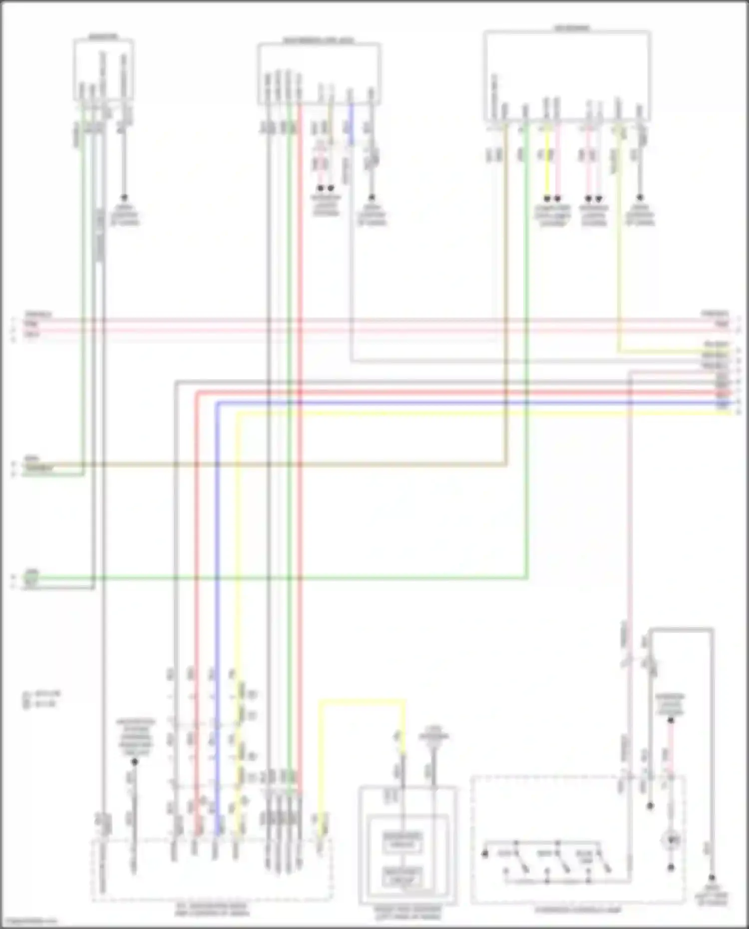 Santa Cruz Hyundai I (2021-2024): Navigation circuit, w/ amplifier (2 of 5)