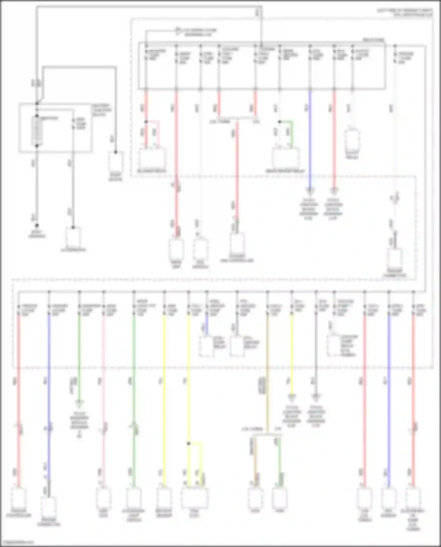 Santa Cruz Hyundai I (2021-2024): Power distribution circuit (1 of 8)