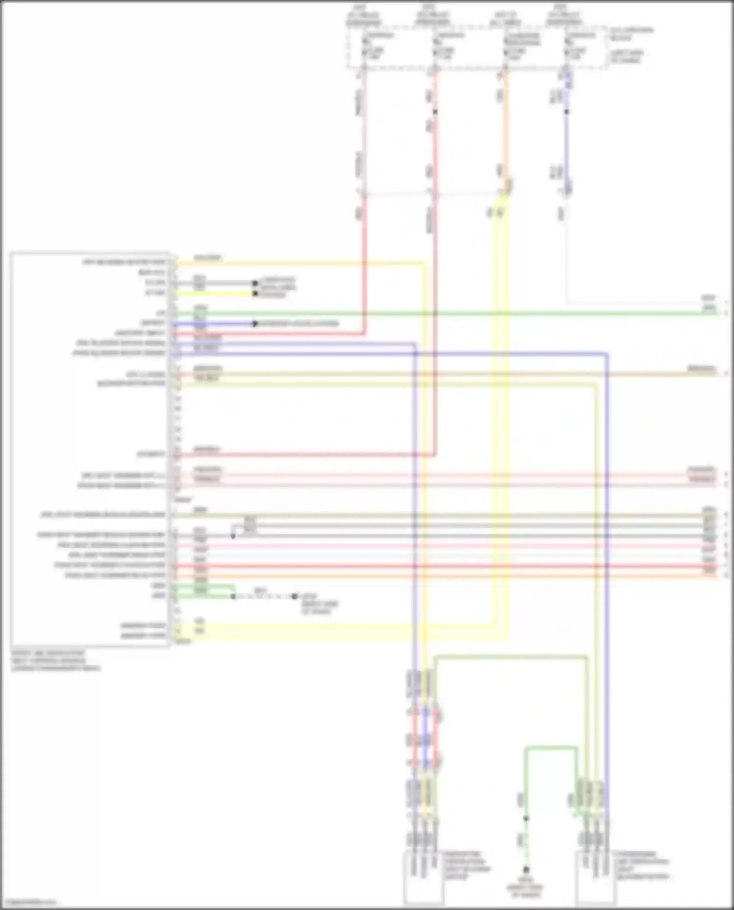 Santa Cruz Hyundai I (2021-2024): Seat ventilation circuit (1 of 2)