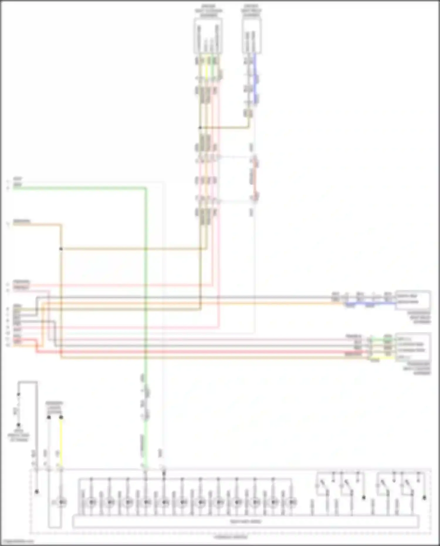 Santa Cruz Hyundai I (2021-2024): Seat ventilation circuit (2 of 2)