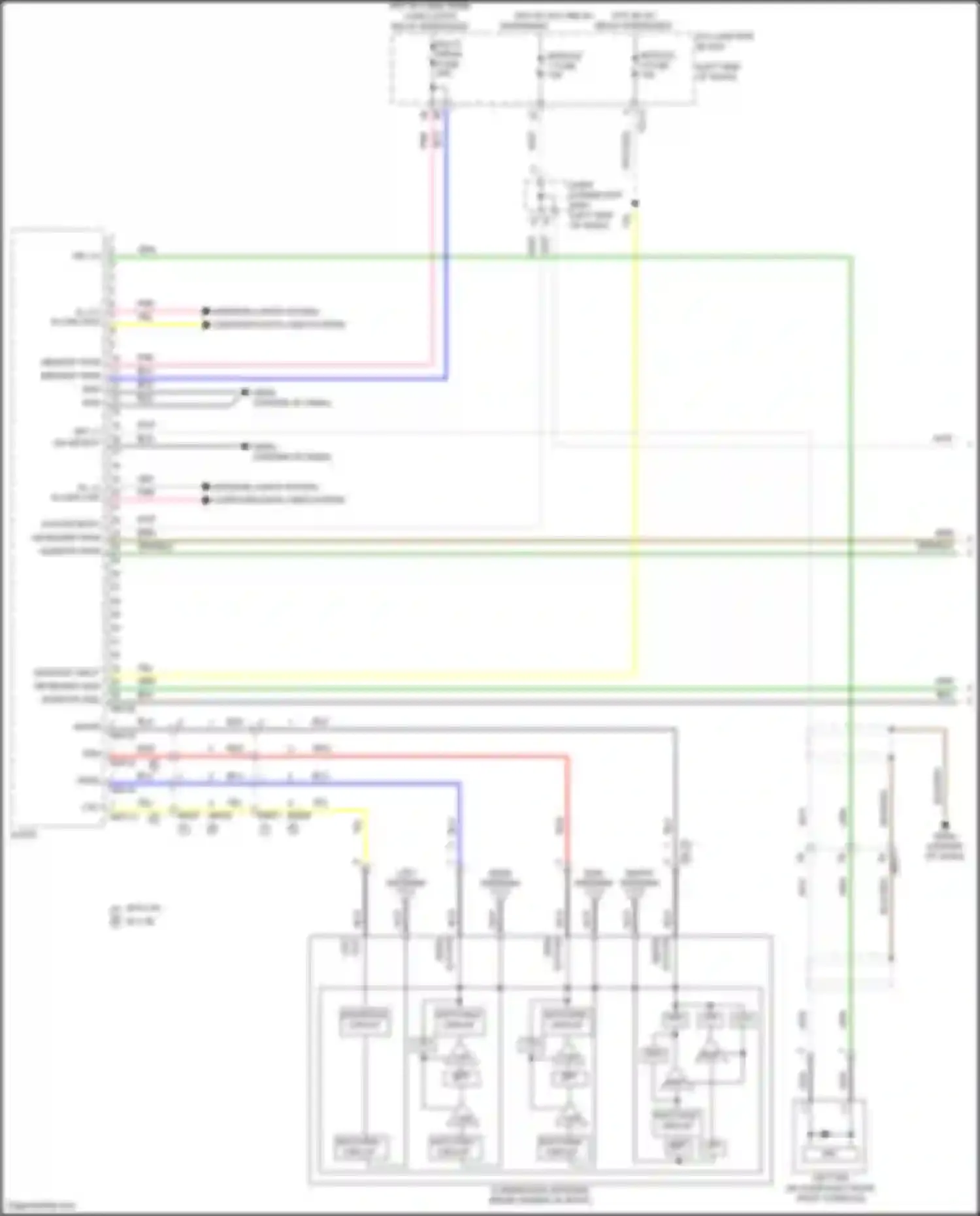 Santa Cruz Hyundai I (2021-2024): Radio circuit, w/o navigation & amplifier (1 of 4)