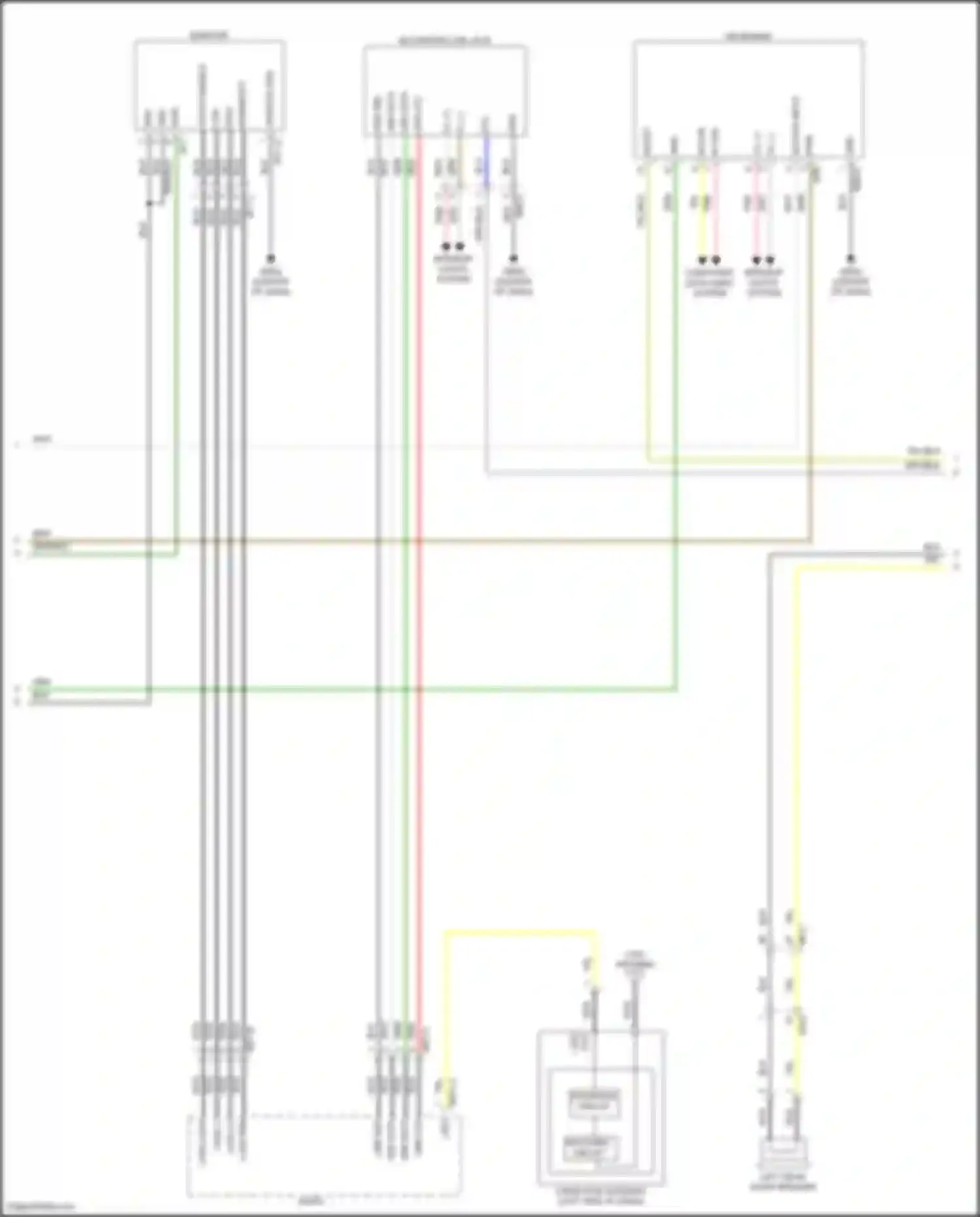 Santa Cruz Hyundai I (2021-2024): Radio circuit, w/o navigation & amplifier (2 of 4)