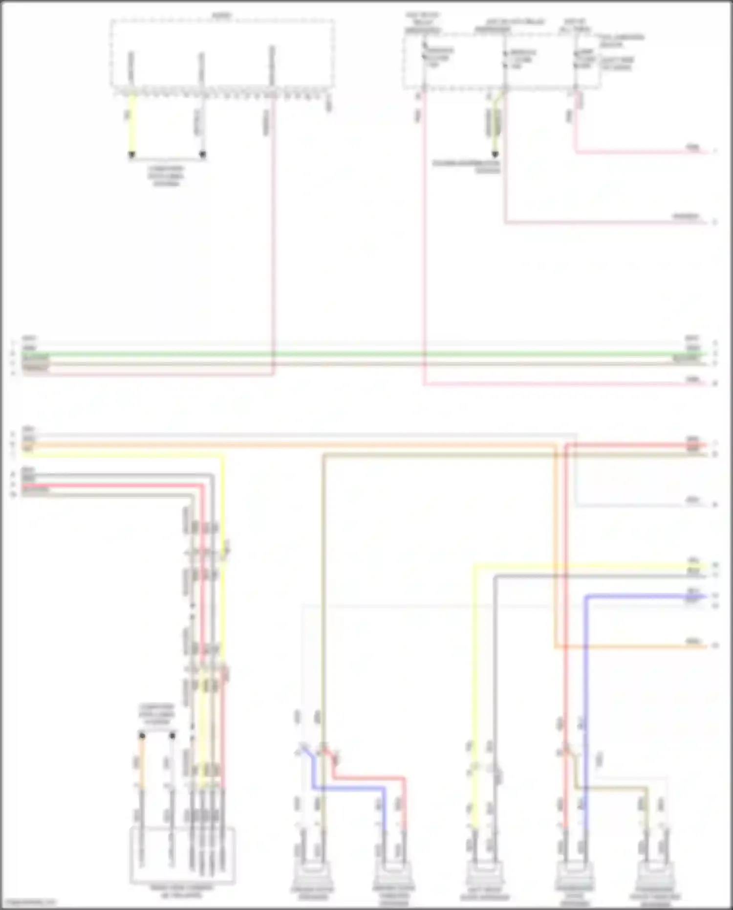 Santa Cruz Hyundai I (2021-2024): Radio circuit, w/o navigation & w/ amplifier (4 of 5)