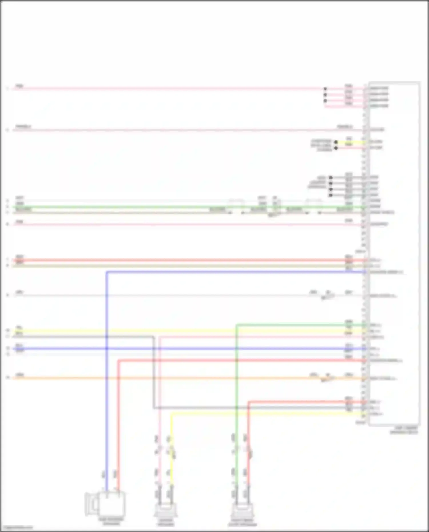 Santa Cruz Hyundai I (2021-2024): Radio circuit, w/o navigation & w/ amplifier (5 of 5)
