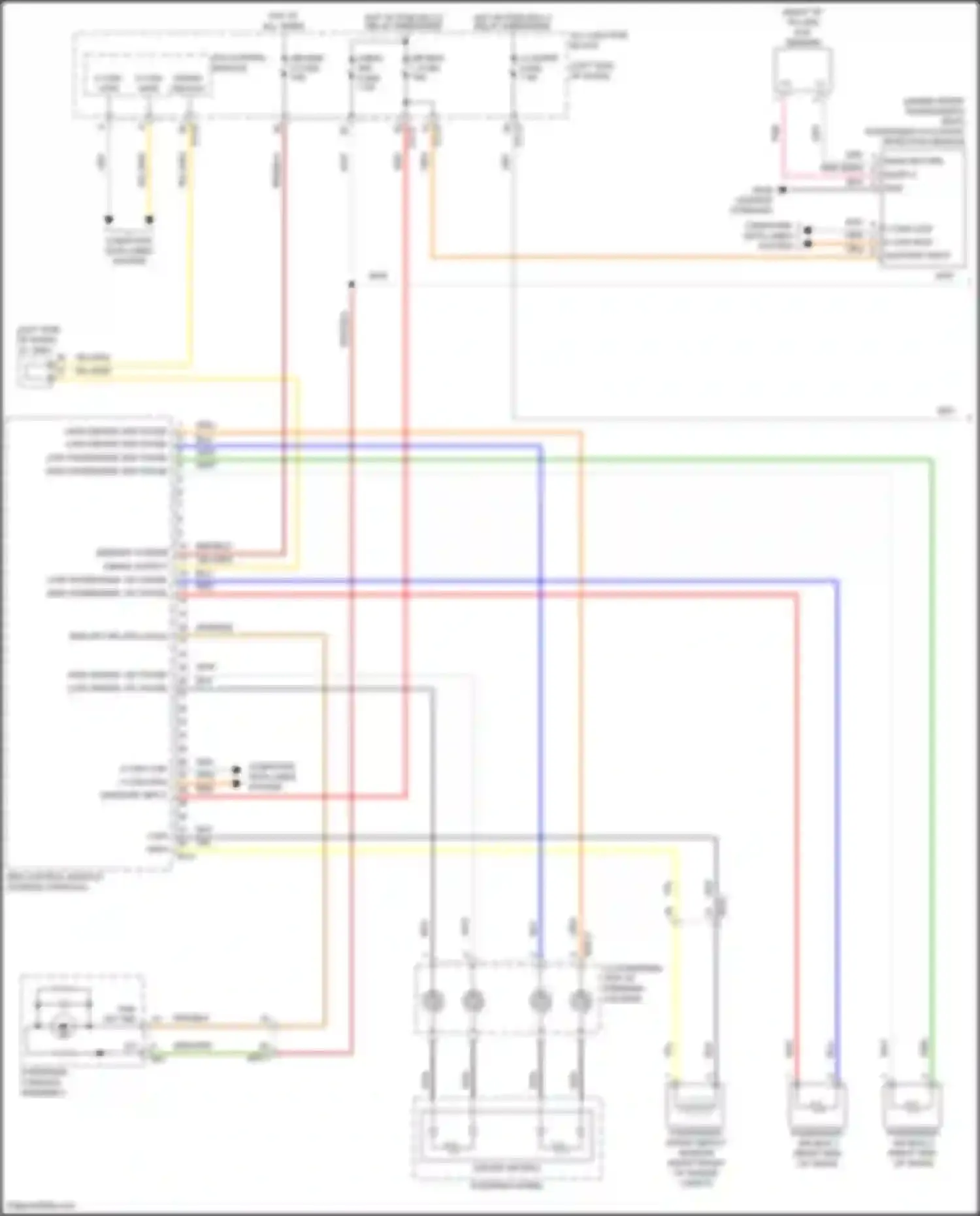 Santa Cruz Hyundai I (2021-2024): Supplemental restraints circuit (1 of 2)