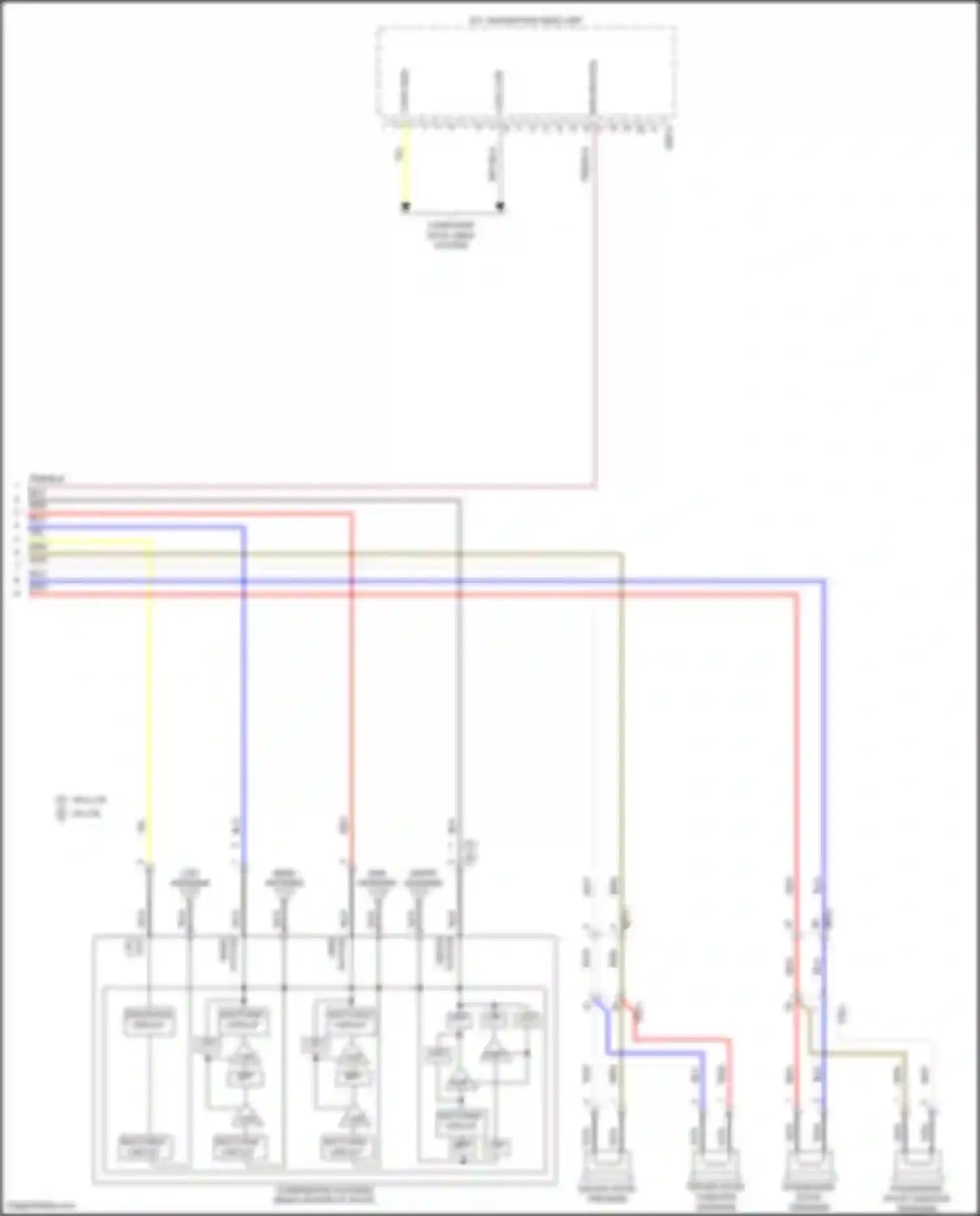 Wiring diagram a/v, navigation head unit for Hyundai Santa Cruz I (2021-2024) (5 of 14)