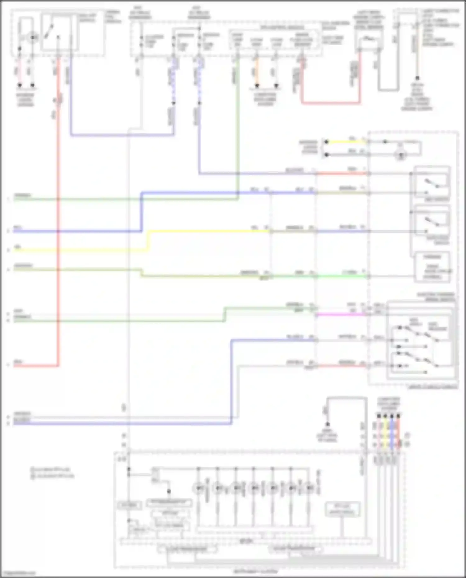 Wiring diagram brake c-can fluid level sensor low for Hyundai Santa Cruz I (2021-2024) (1 of 1)