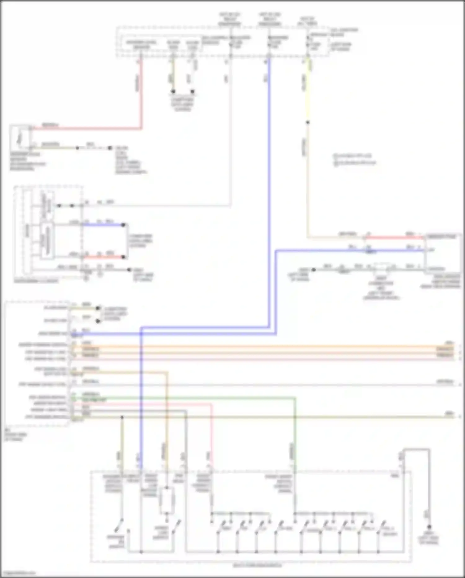 Wiring diagram cluster fuse for Hyundai Santa Cruz I (2021-2024) (26 of 29)