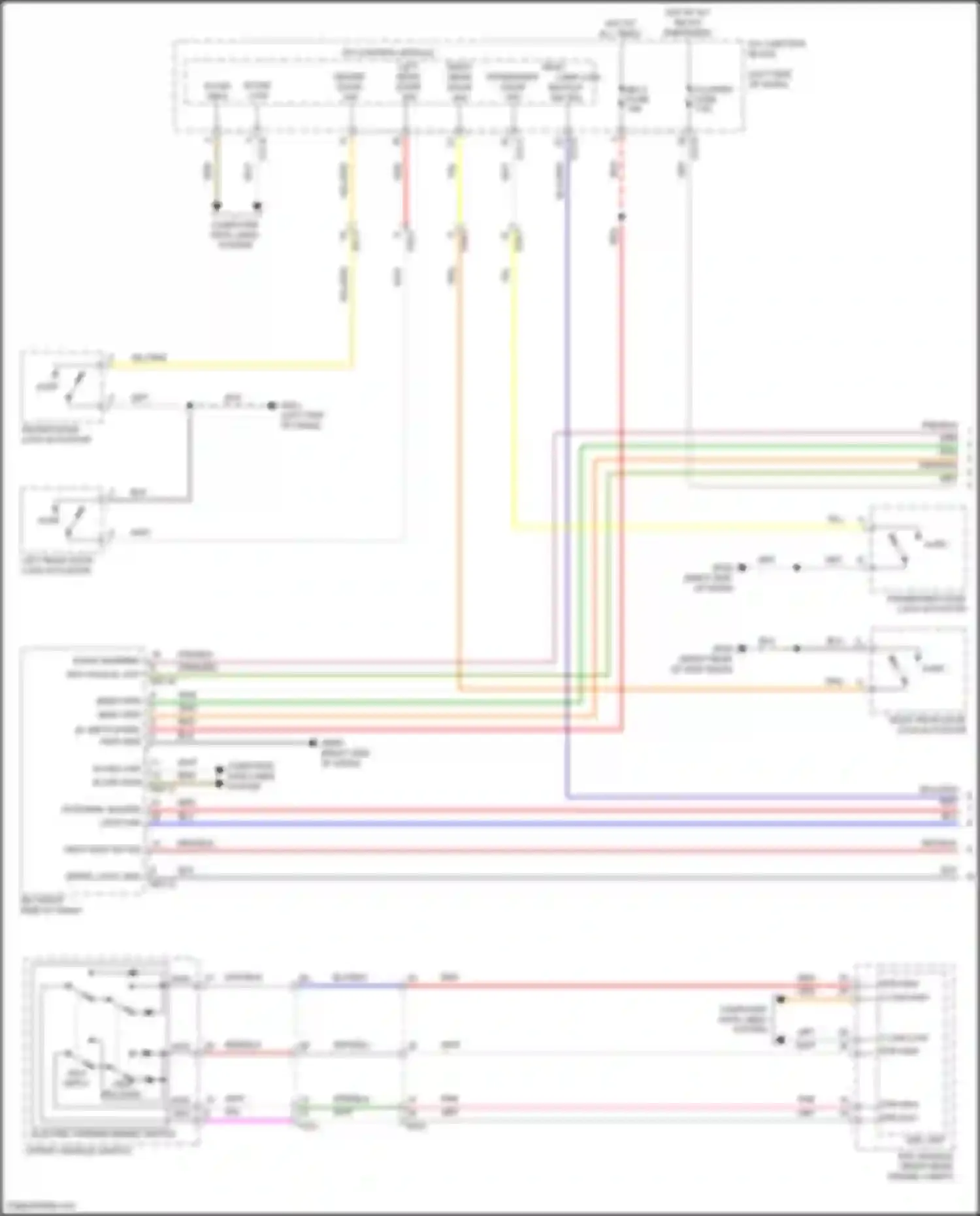 Wiring diagram computer data lines system for Hyundai Santa Cruz I (2021-2024) (32 of 98)